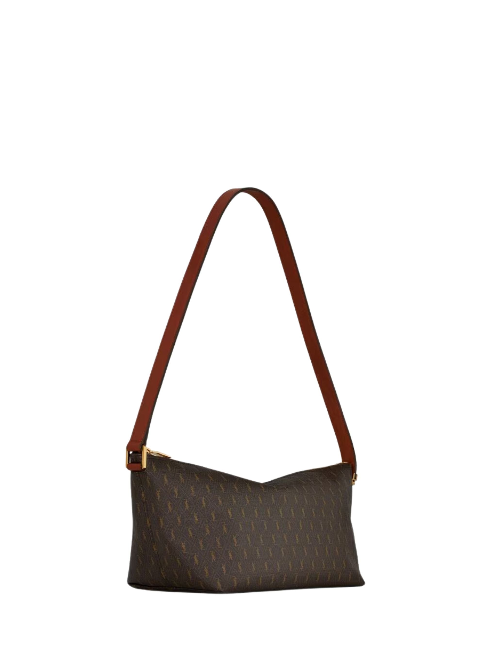 Saint Laurent Bags Brown Polyurethane Polyester Cotton
