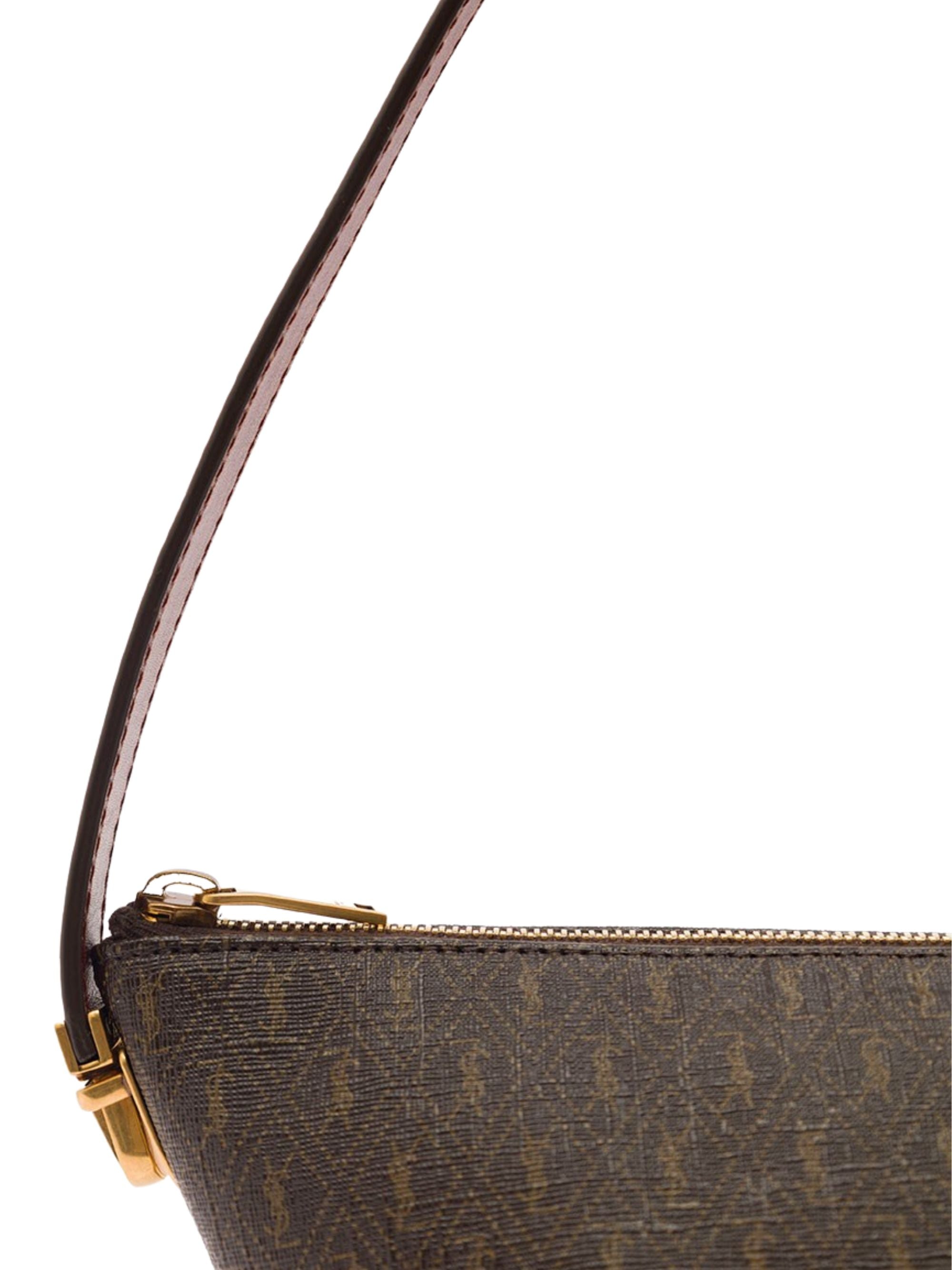 Saint Laurent Bags Brown Polyurethane Polyester Cotton