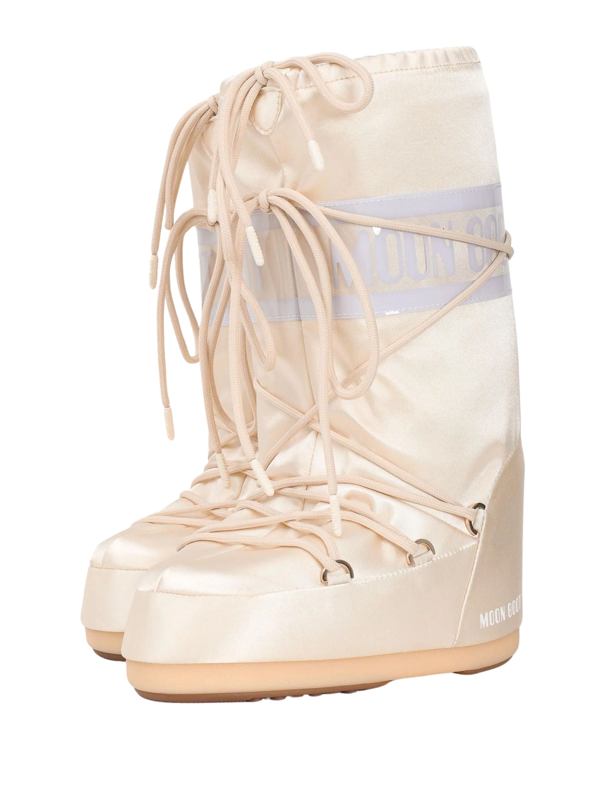 Moon Boot White Polyester Pvc