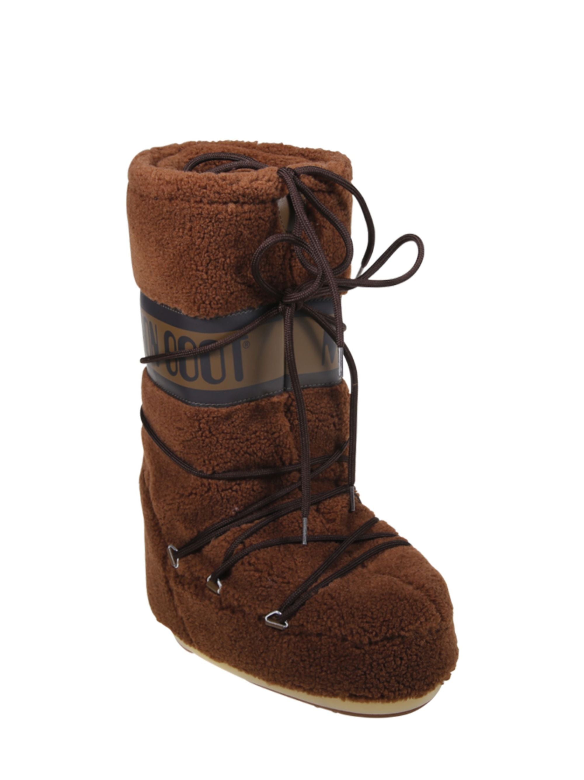 Moon Boot Brown Acrilyc Polyester Pvc