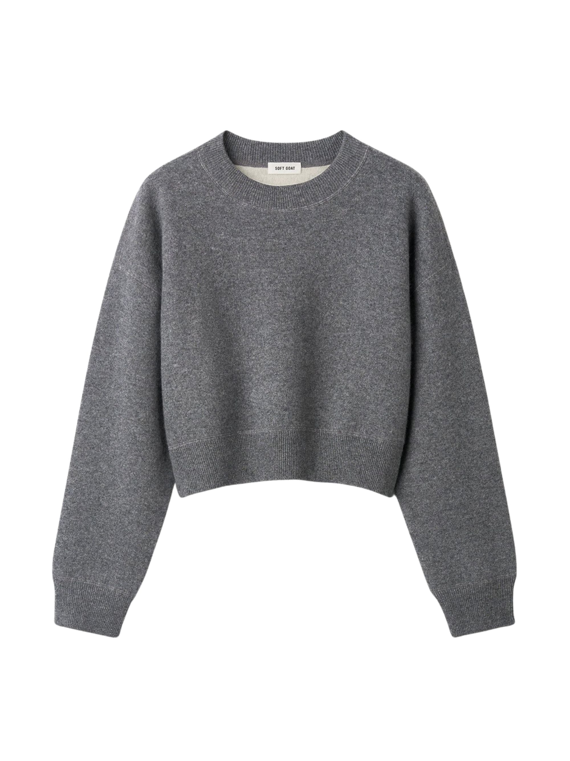 Soft Goat Sweaters Grey Cashmere