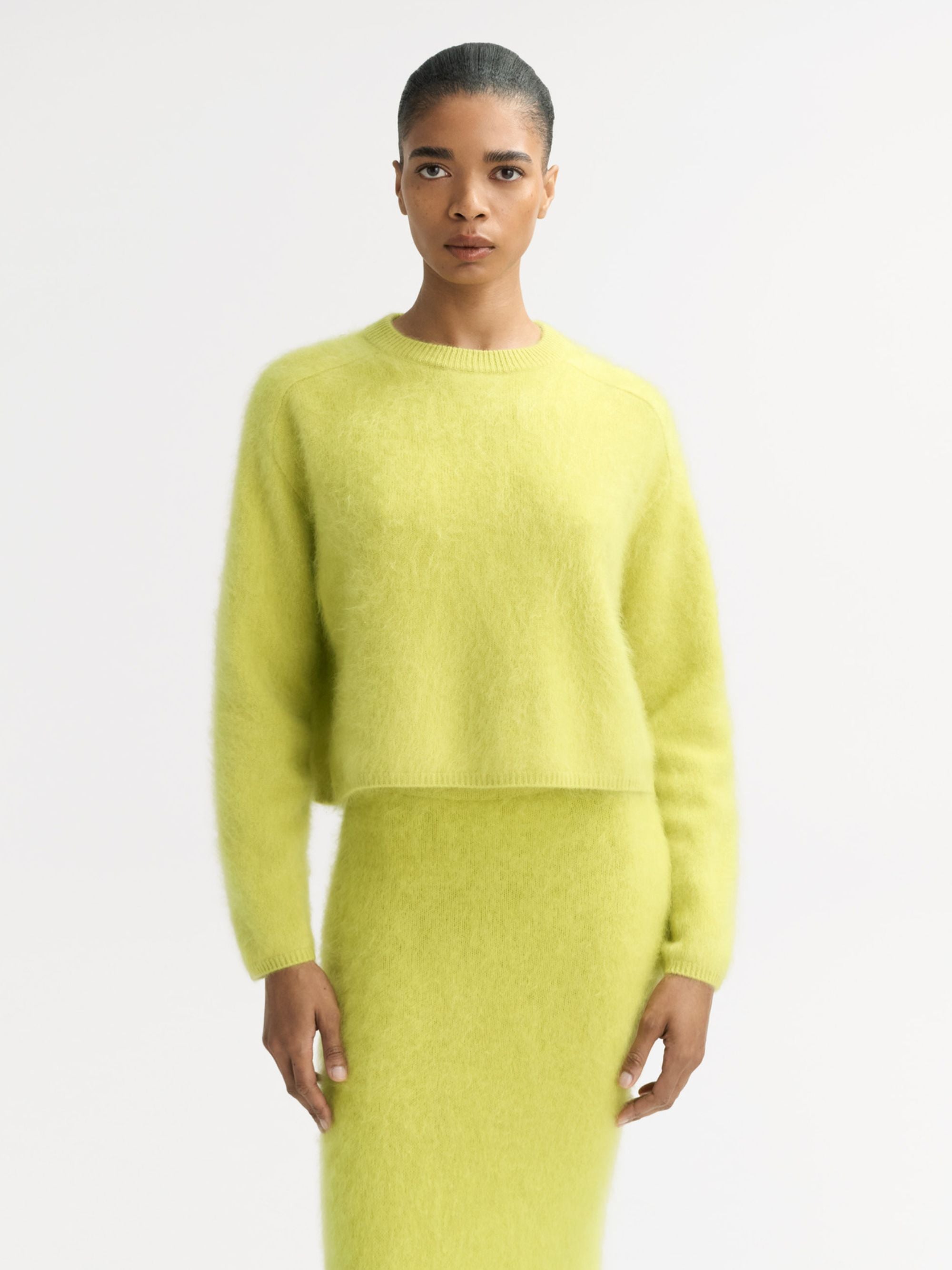 Soft Goat Sweaters Green Cashmere