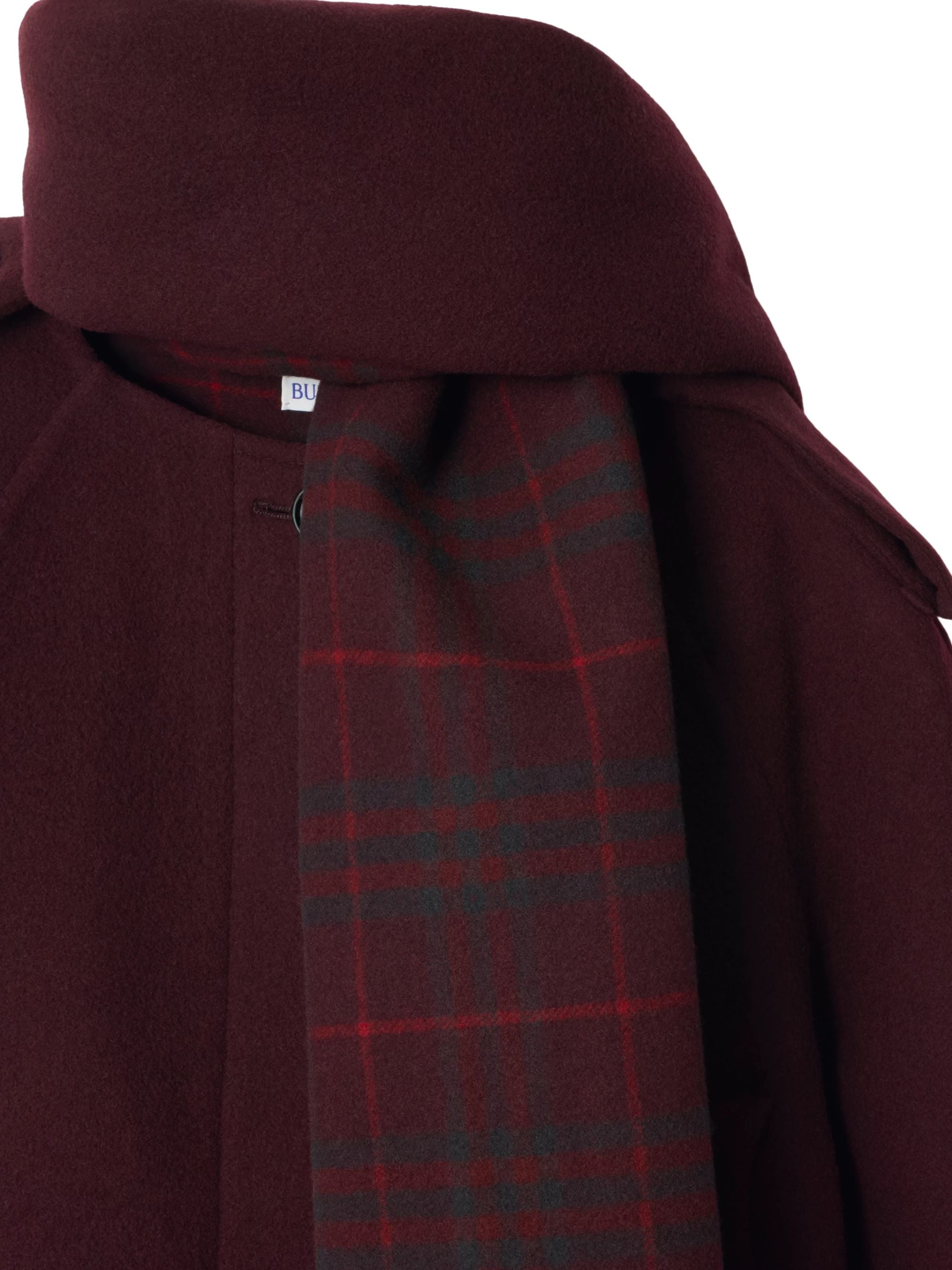 Burberry Coats Red Virgin Wool
