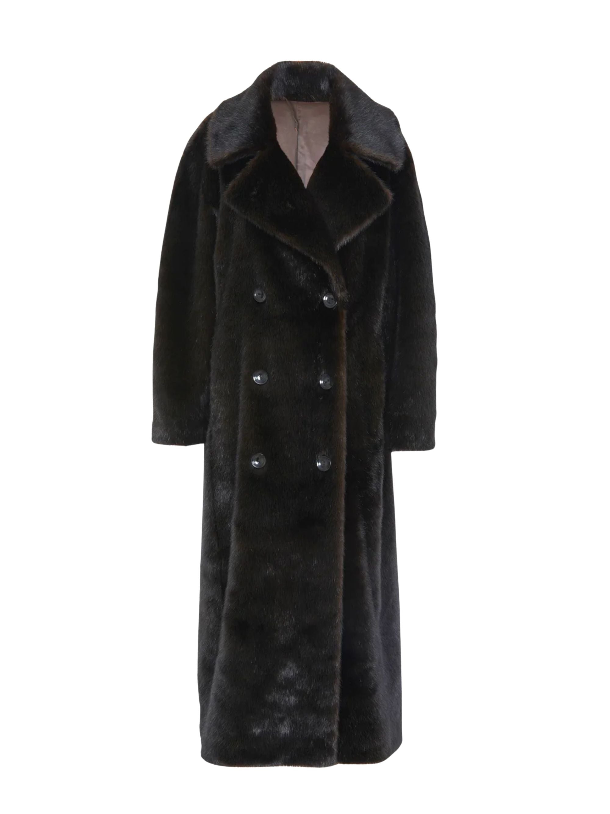The Frankie Shop Coats Brown Modacrylic