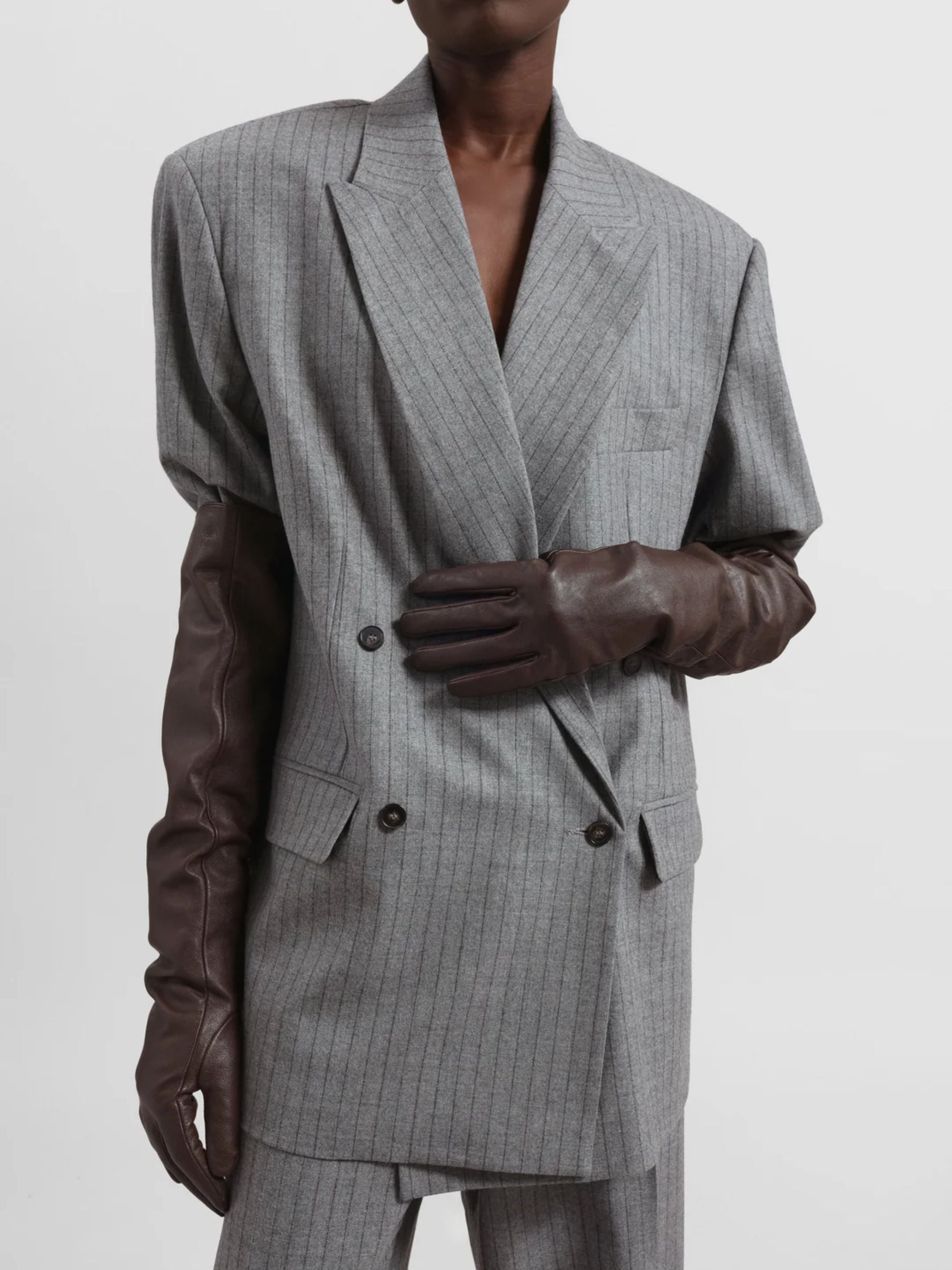 The Frankie Shop Jackets Grey Wool Elastane