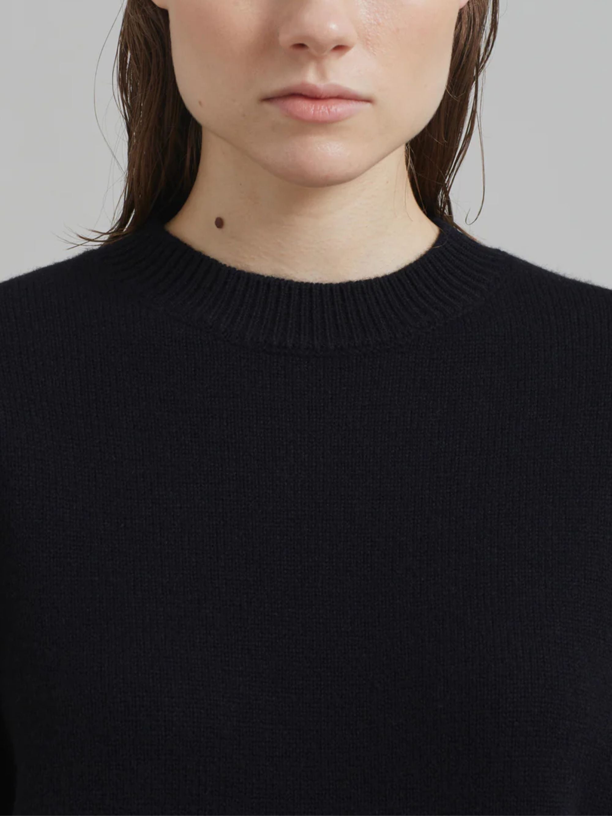 The Frankie Shop Sweaters Black Merino Wool Cashmere