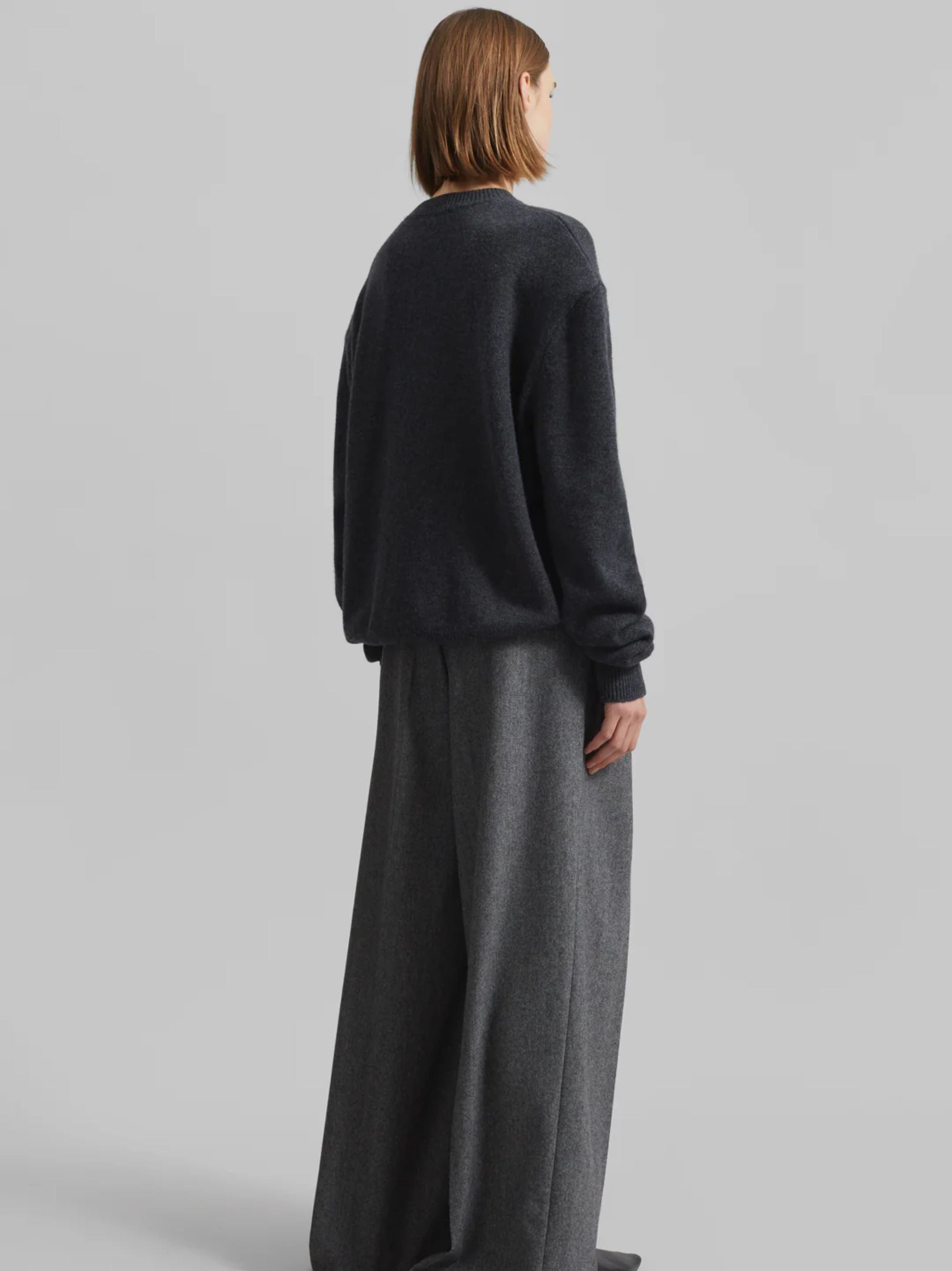 The Frankie Shop Sweaters Grey Merino Wool Cashmere