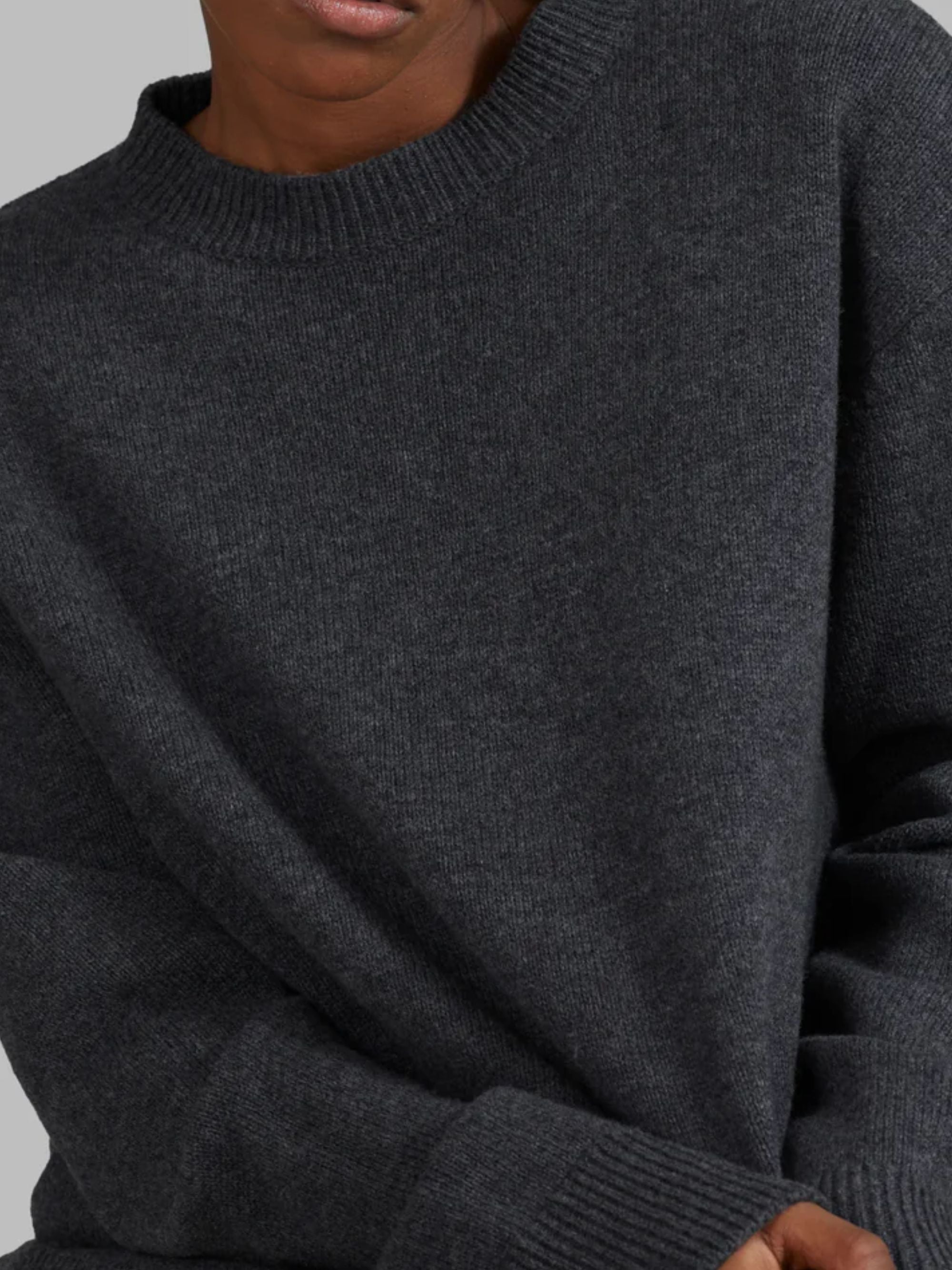 The Frankie Shop Sweaters Grey Merino Wool Cashmere