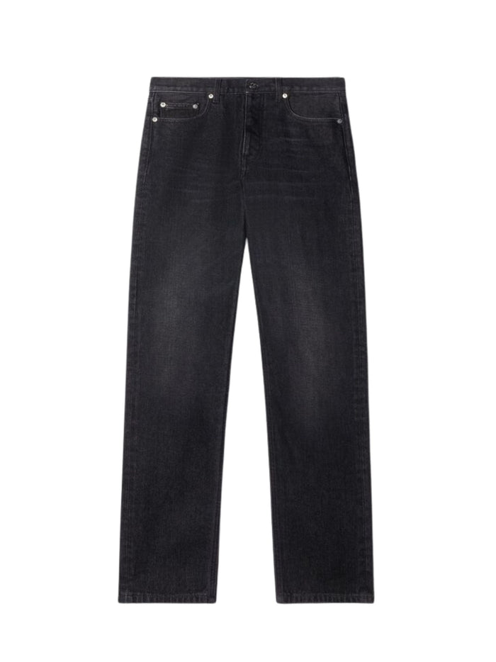 Off White Jeans Black Cotton