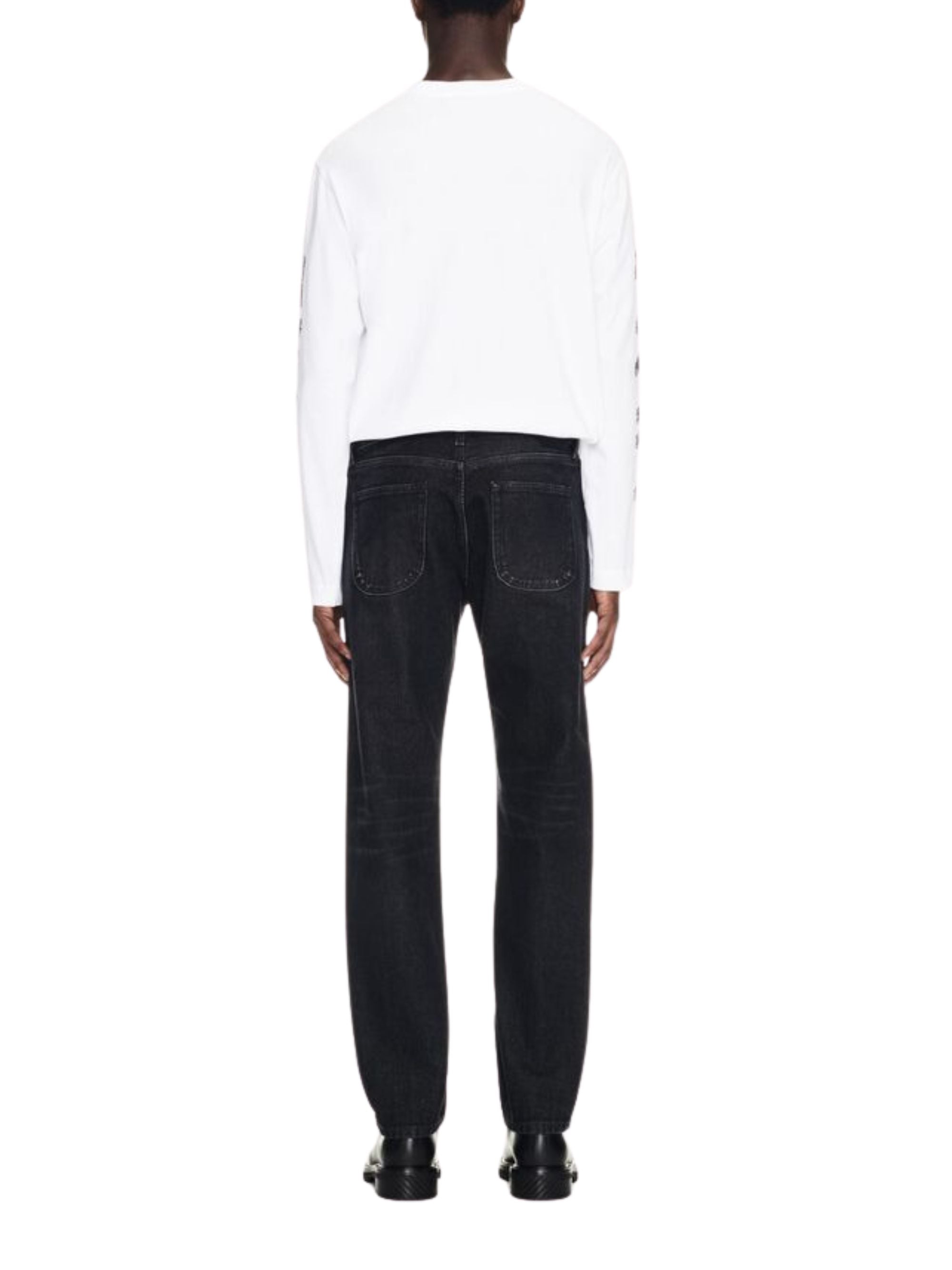 Off White Jeans Black Cotton