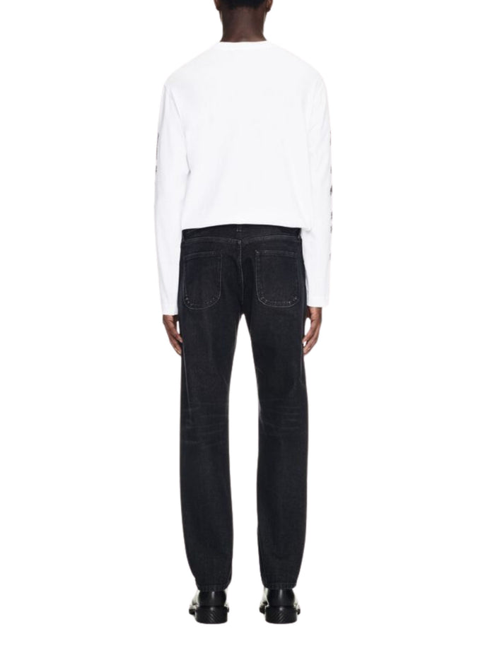 Off White Jeans Black Cotton