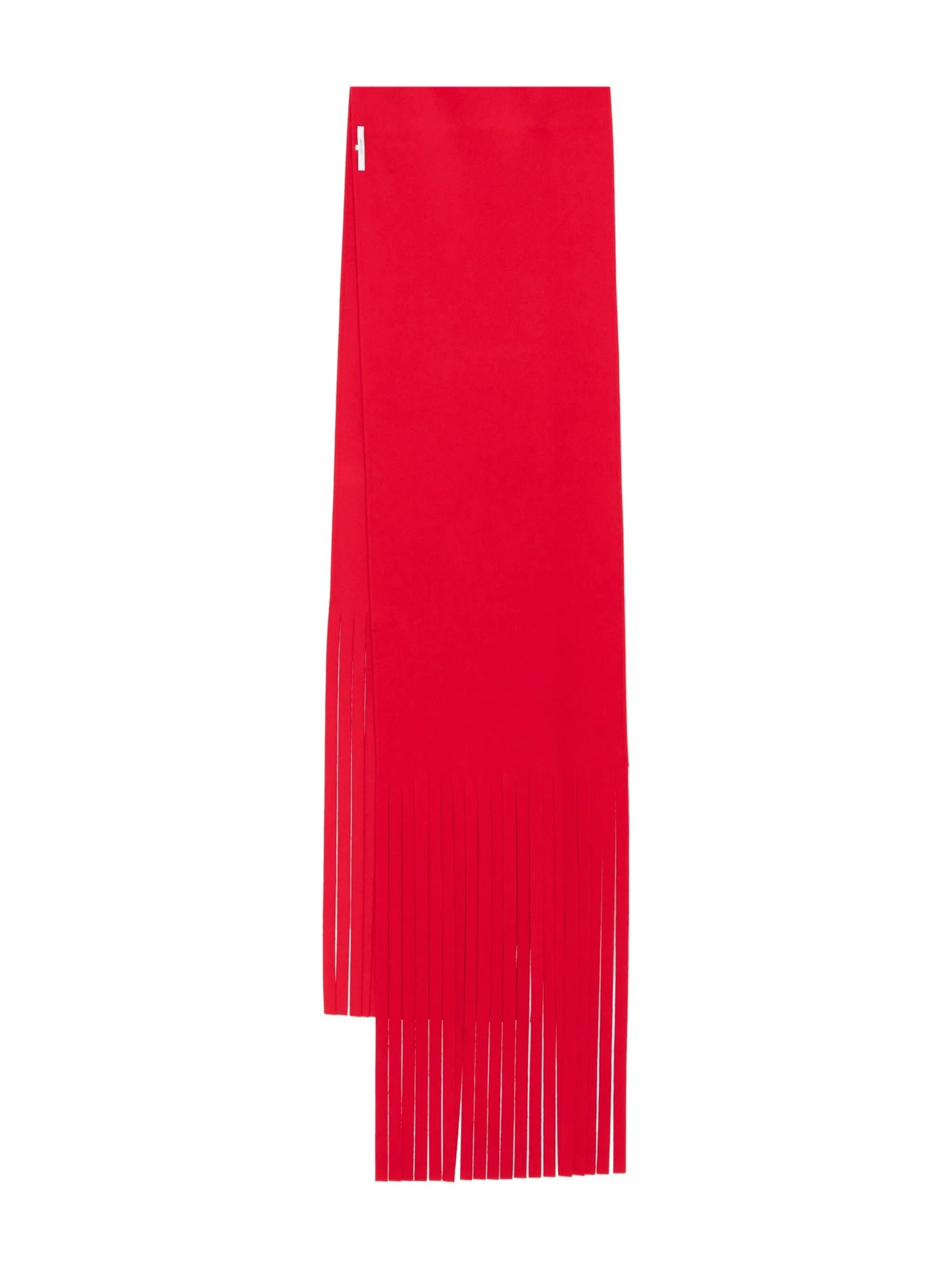 Sportmax Scarfs Red Virgin Wool