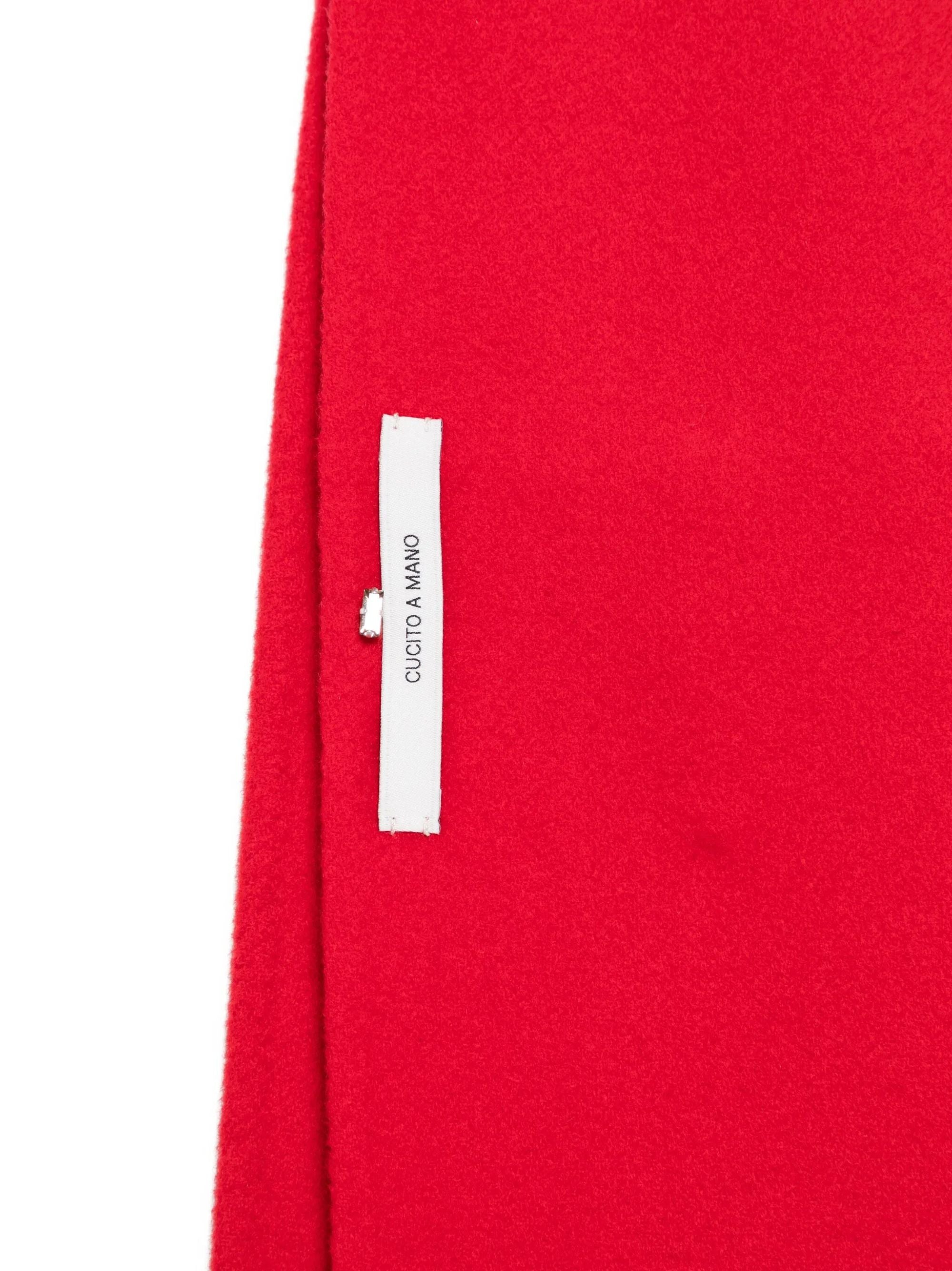 Sportmax Scarfs Red Virgin Wool
