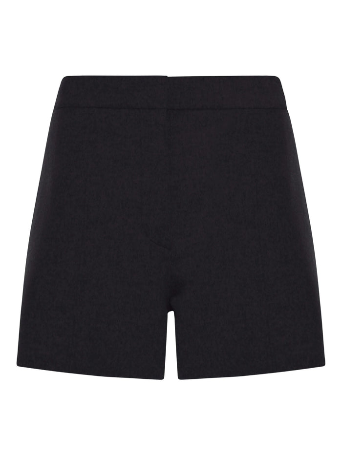 SportMax Shorts Black Virgin Wool