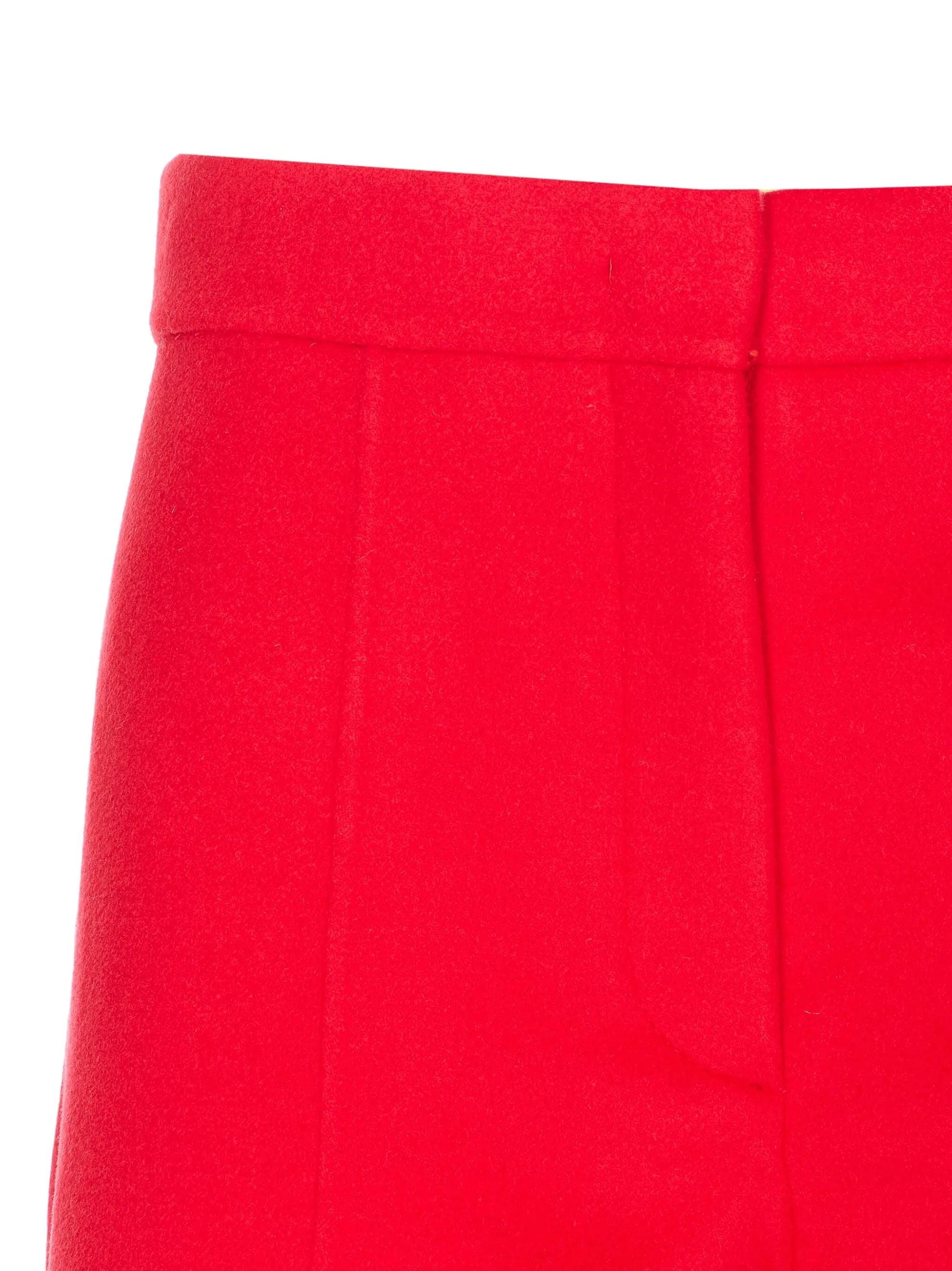 SportMax Shorts Red Virgin Wool