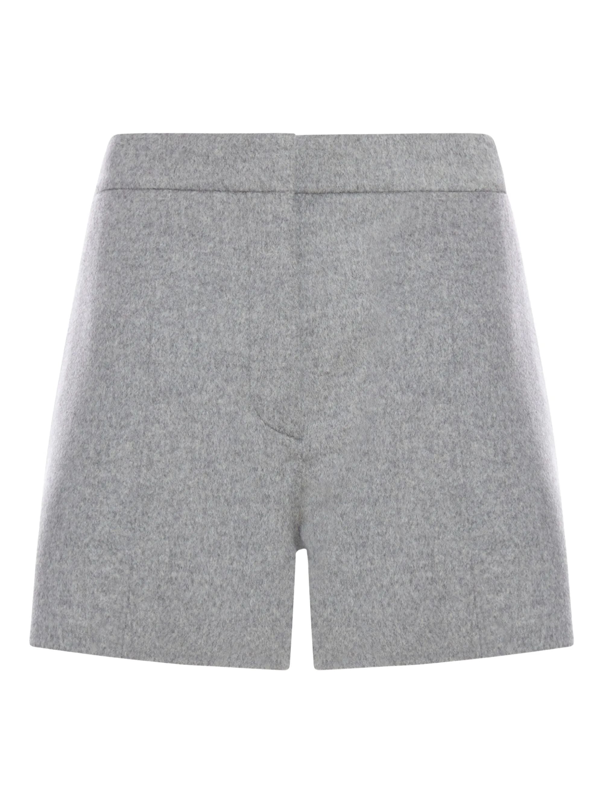 Sportmax Shorts Grey Virgin Wool