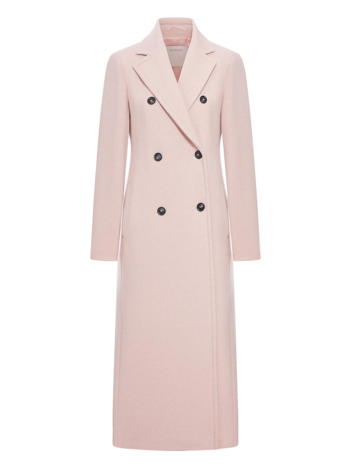 Sportmax Coats Pink Virgin Wool