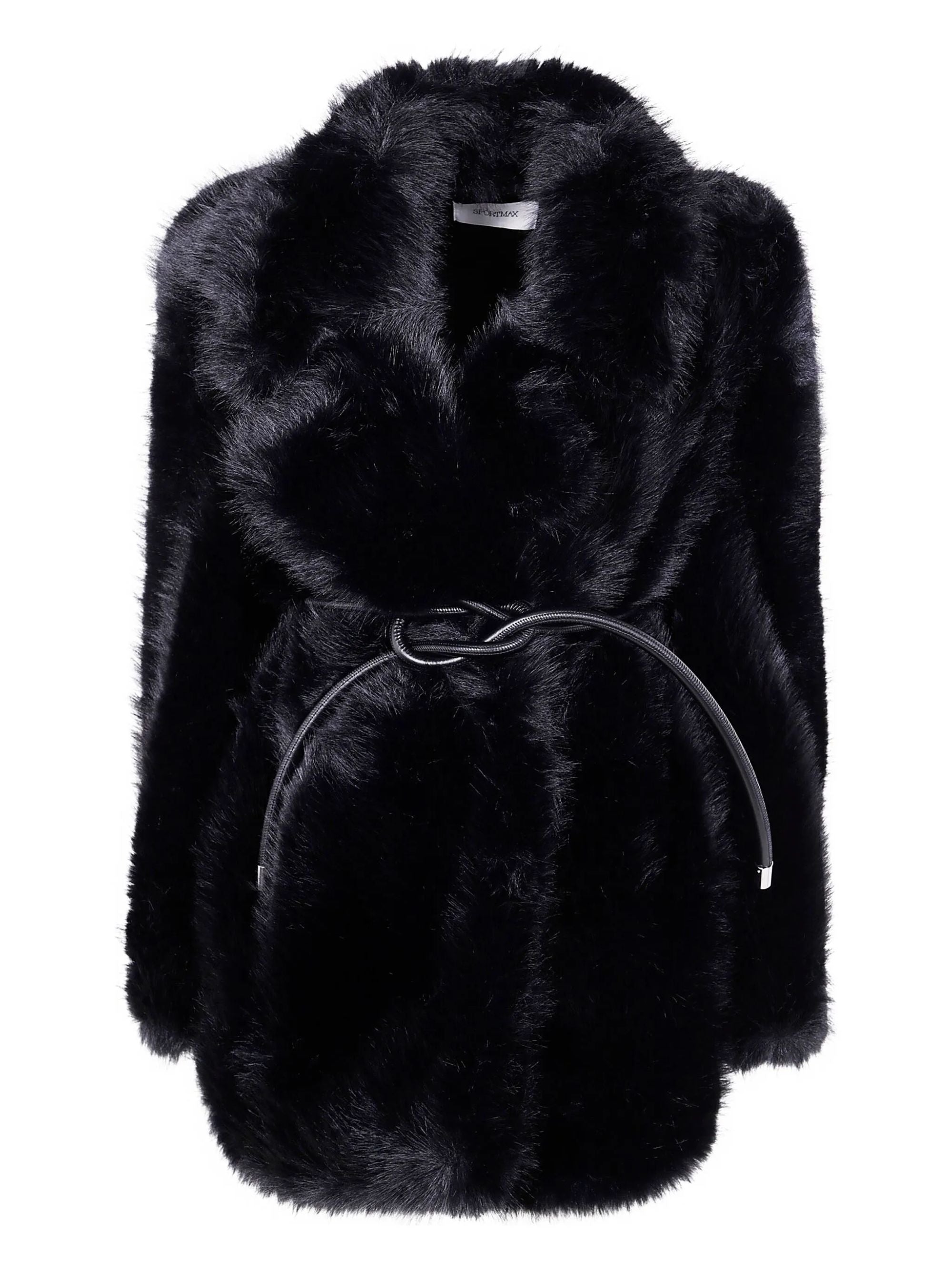 Sportmax Coats Black Polyester