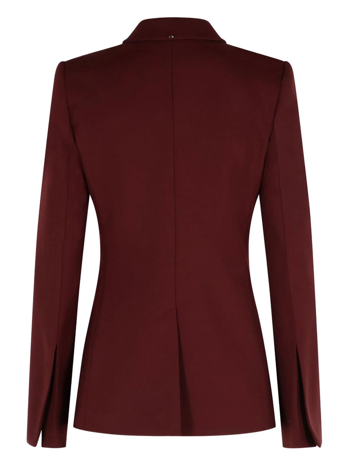 Sportmax Jackets Bordeaux Virgin Wool Elastane