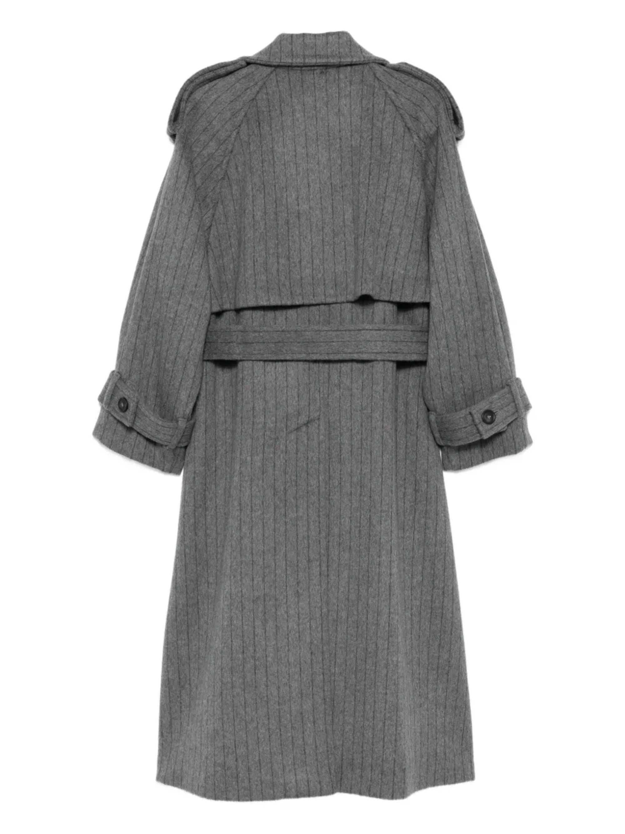 Sportmax Coats Grey Virgin Wool