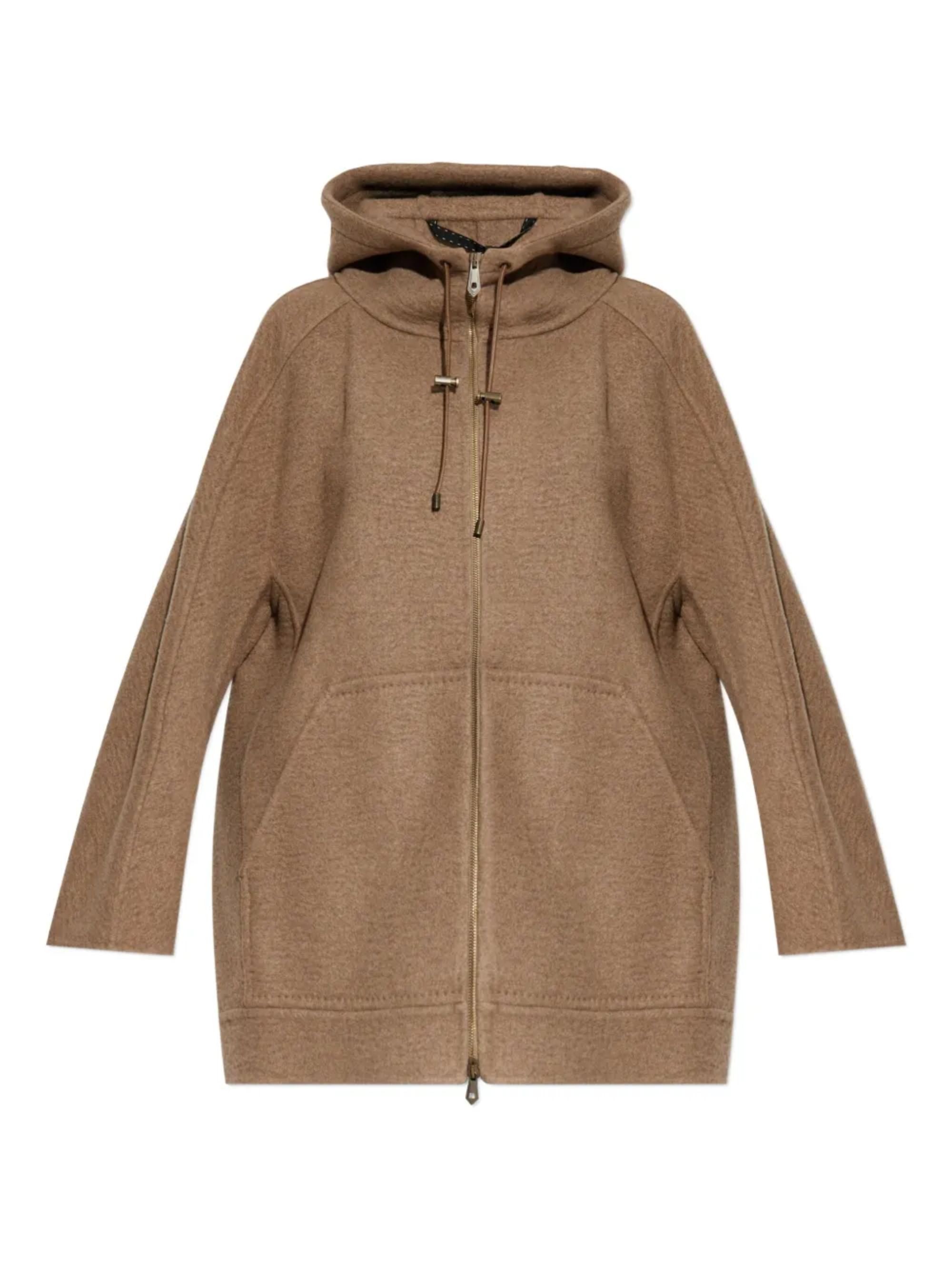 Max Mara Coats Beige Cashmere