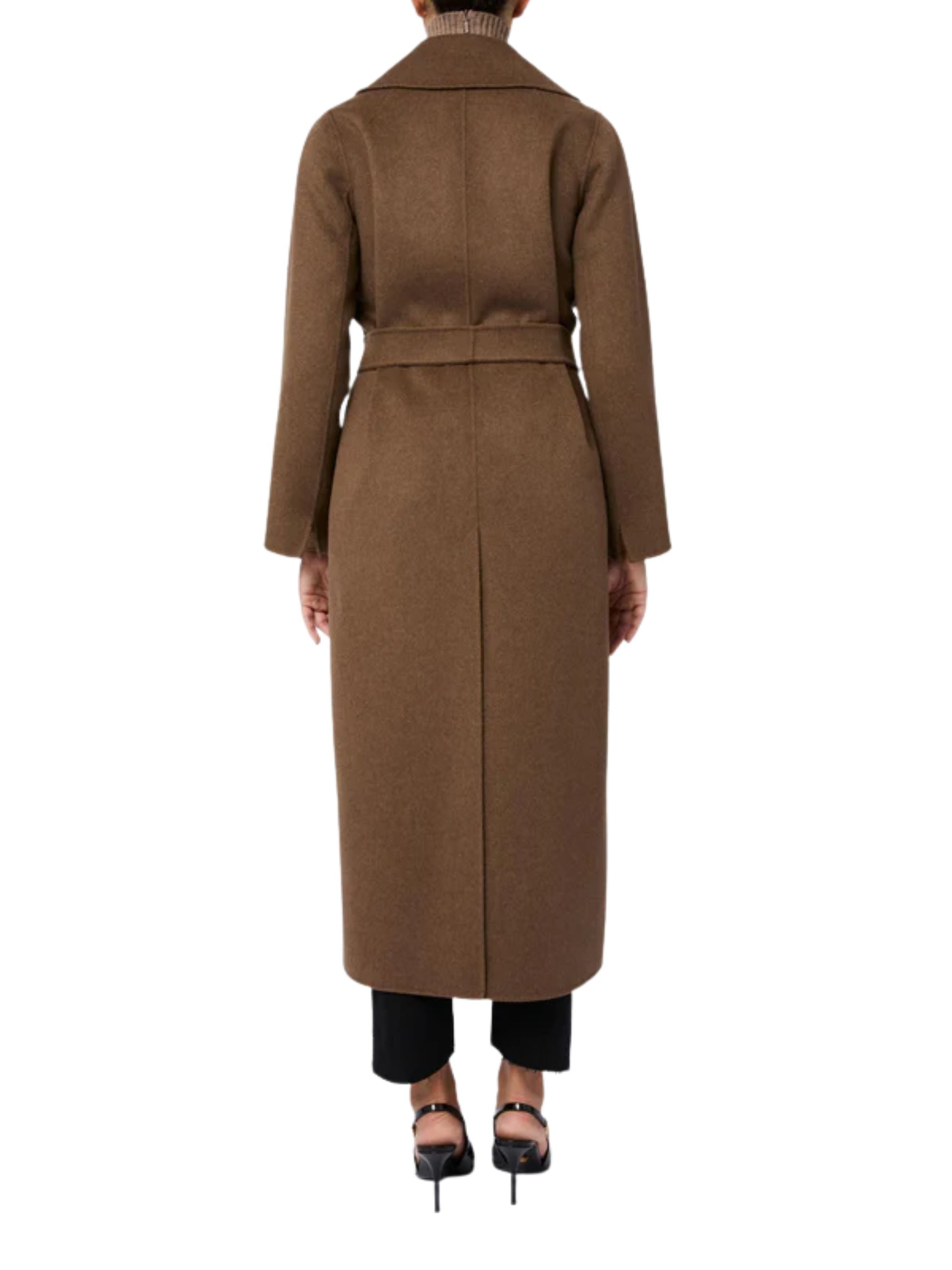 S Max Mara Coats Brown Virgin Wool