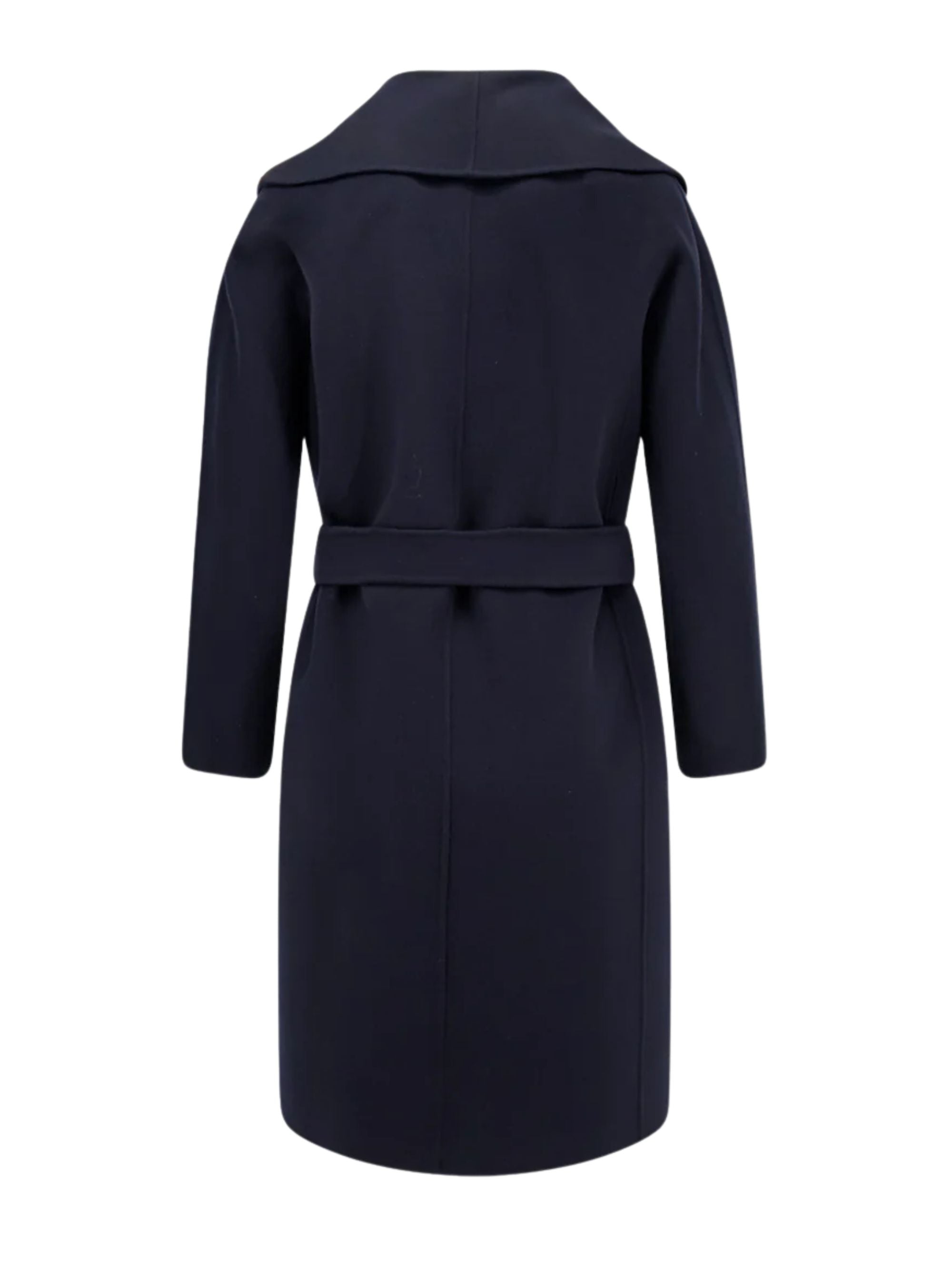 S Max Mara Coats Blue Virgin Wool