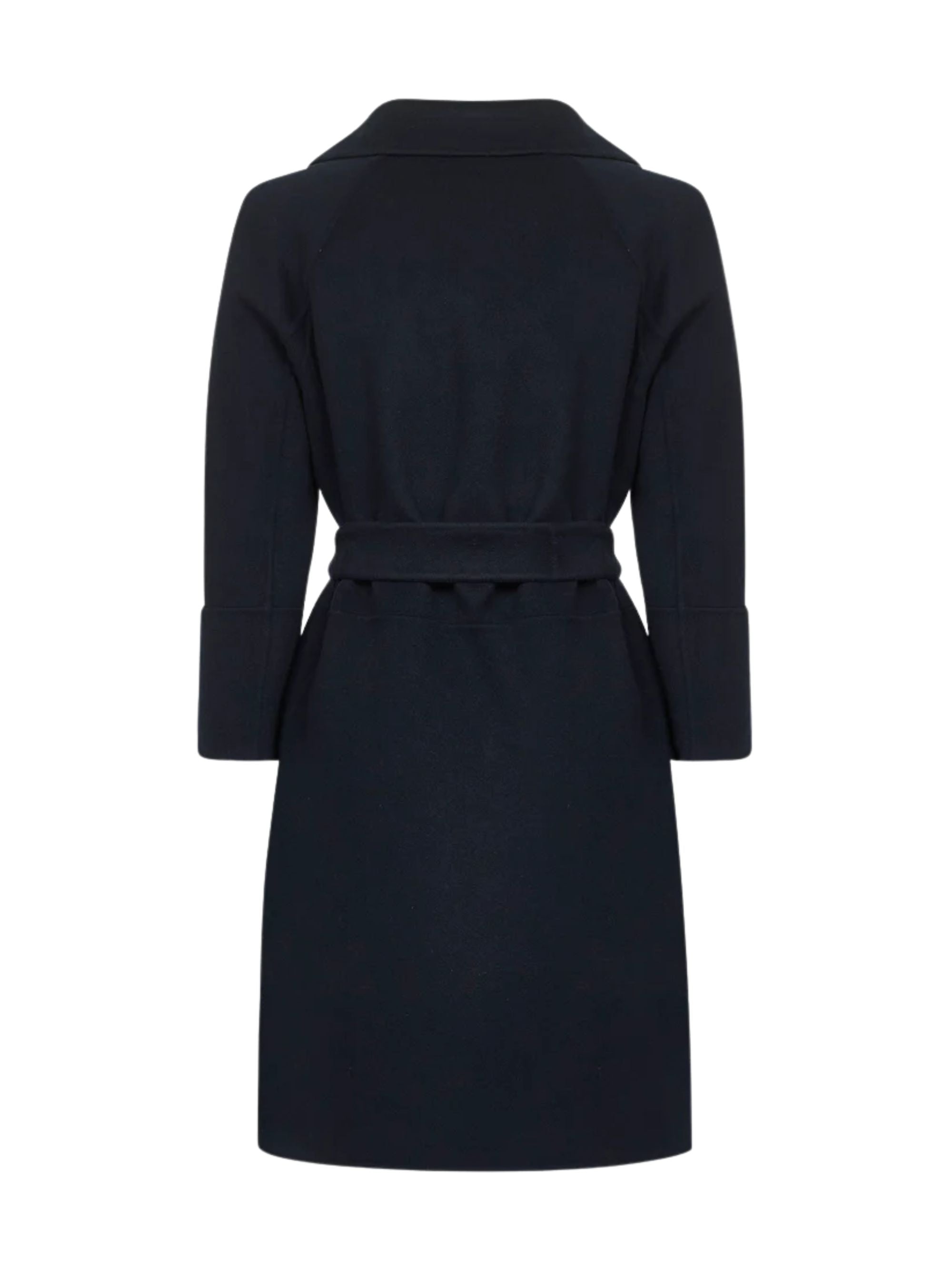 S Max Mara Coats Blue Virgin Wool