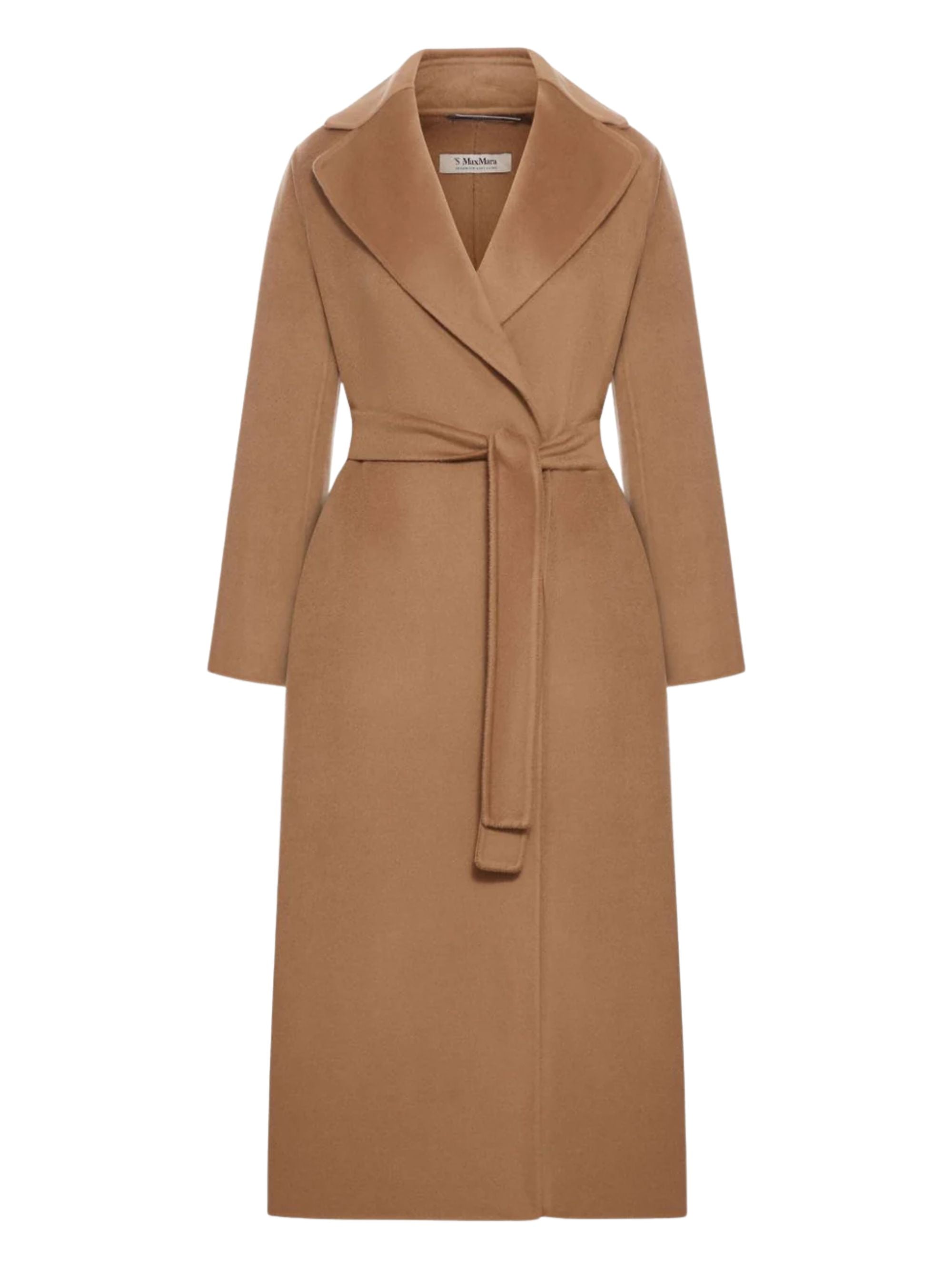 S Max Mara Coats Beige Virgin Wool Cashmere