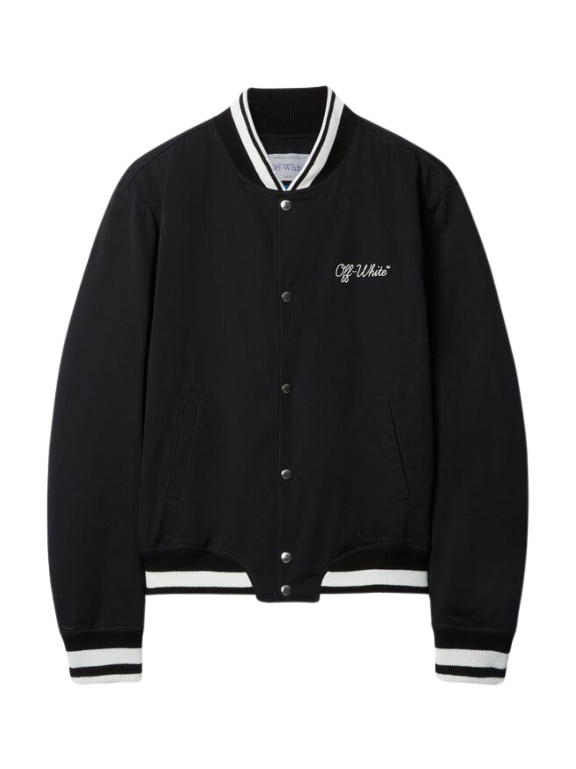 Off White Coats Black Cotton