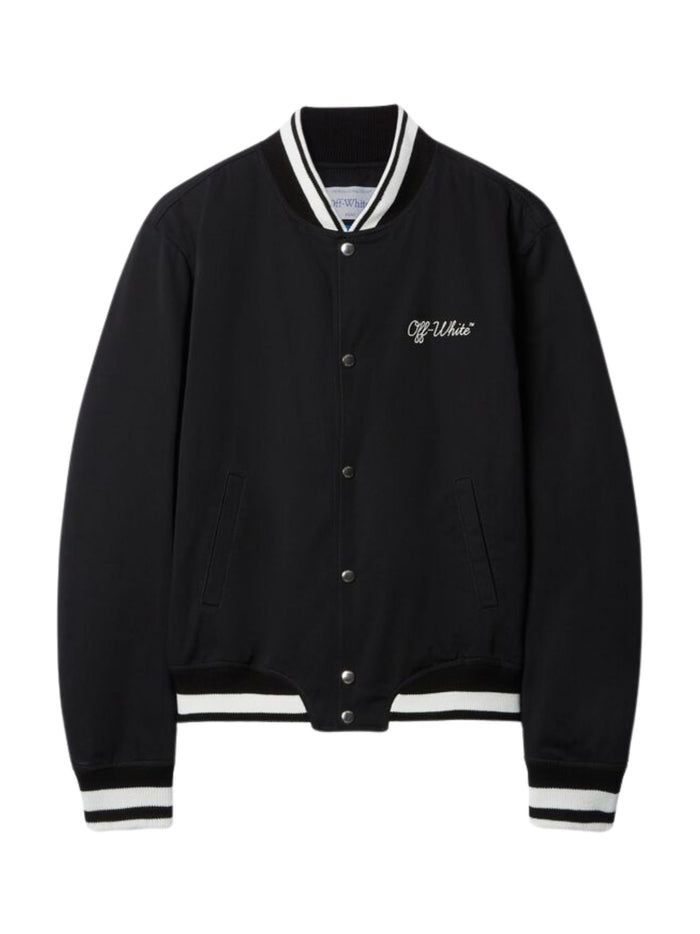 Off White Coats Black Cotton