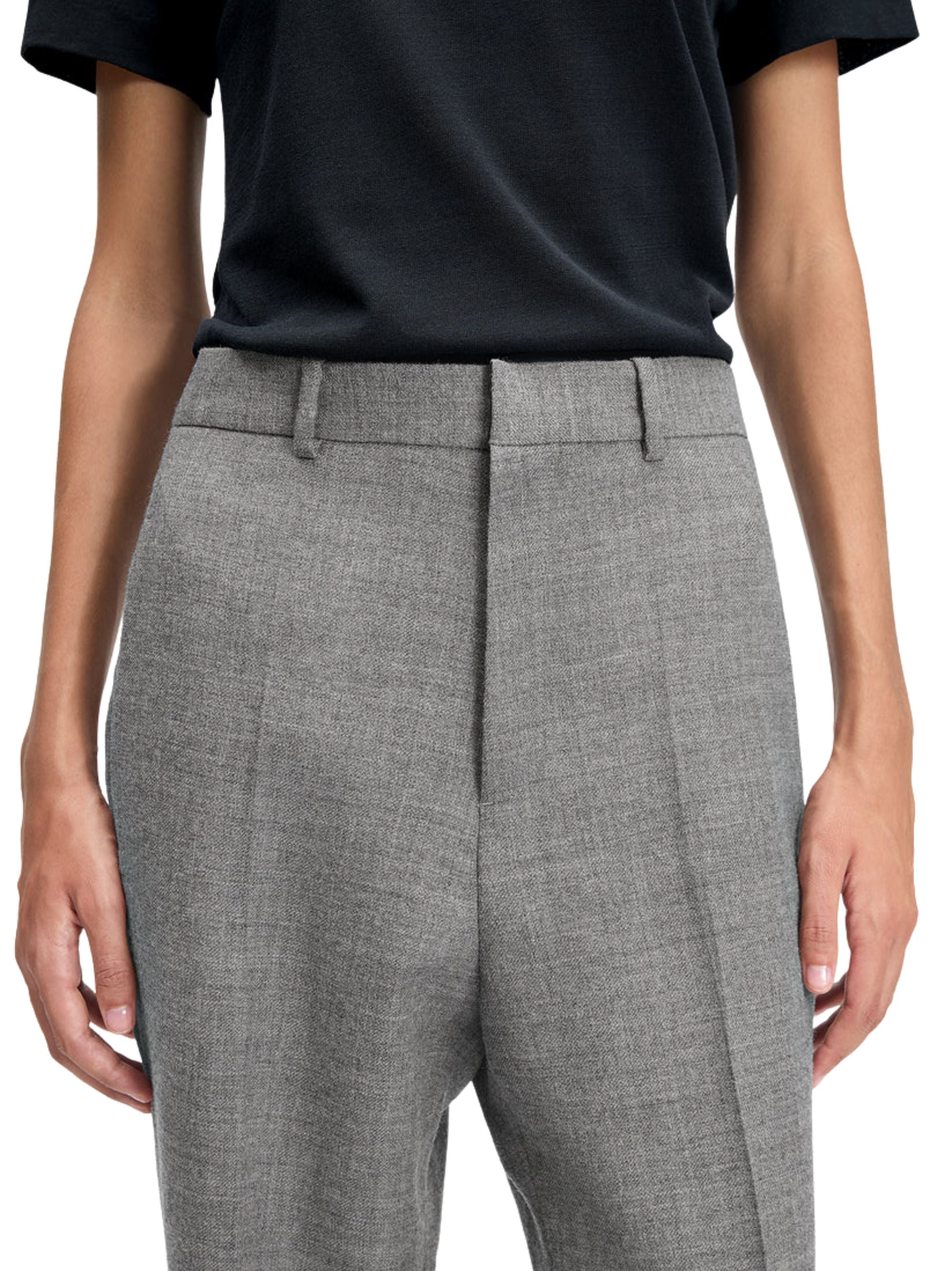 Bite Studios Trousers Grey Responisble Sourced Wool