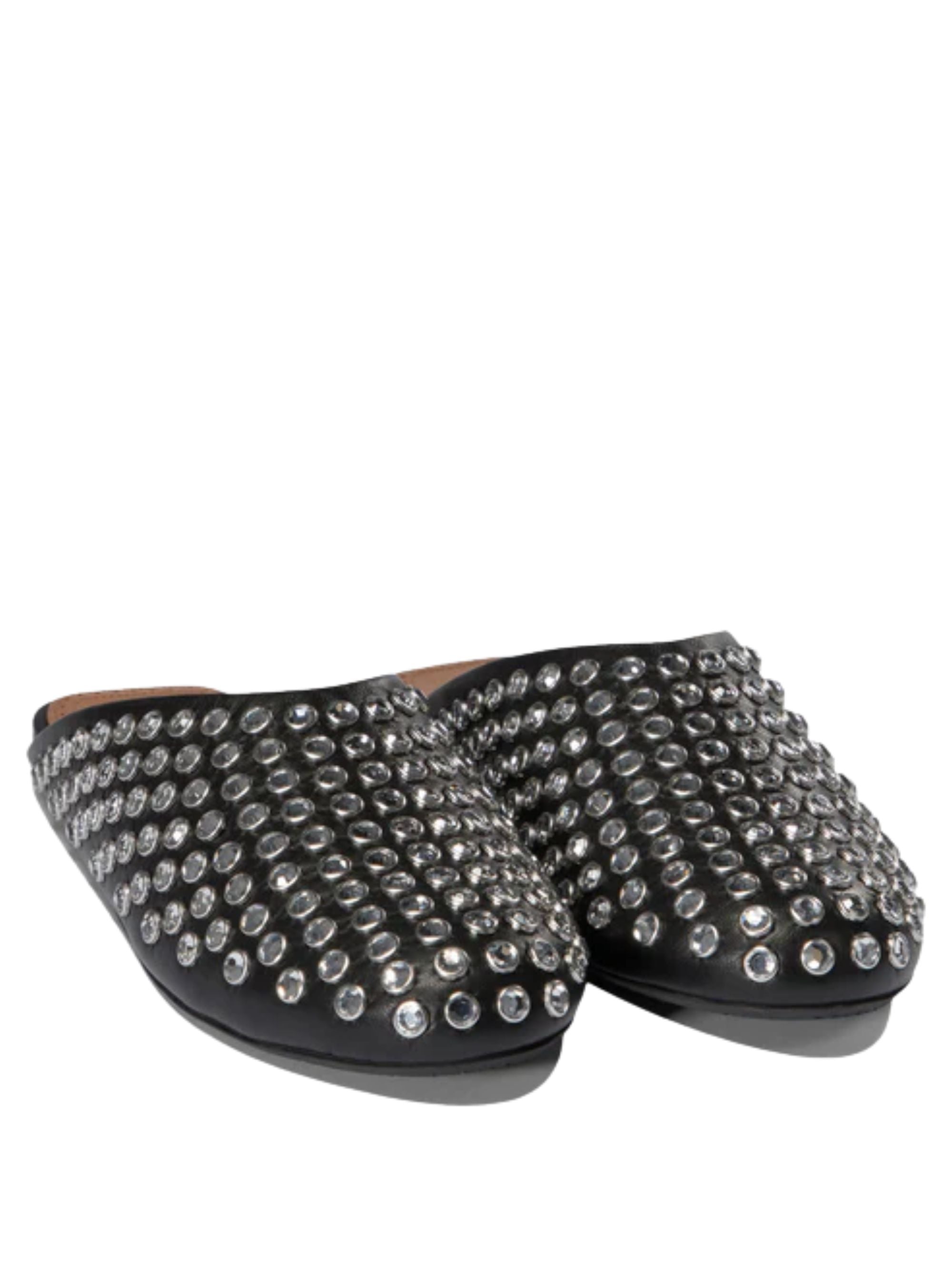 Alaia Flat Shoes Nero Lambskin