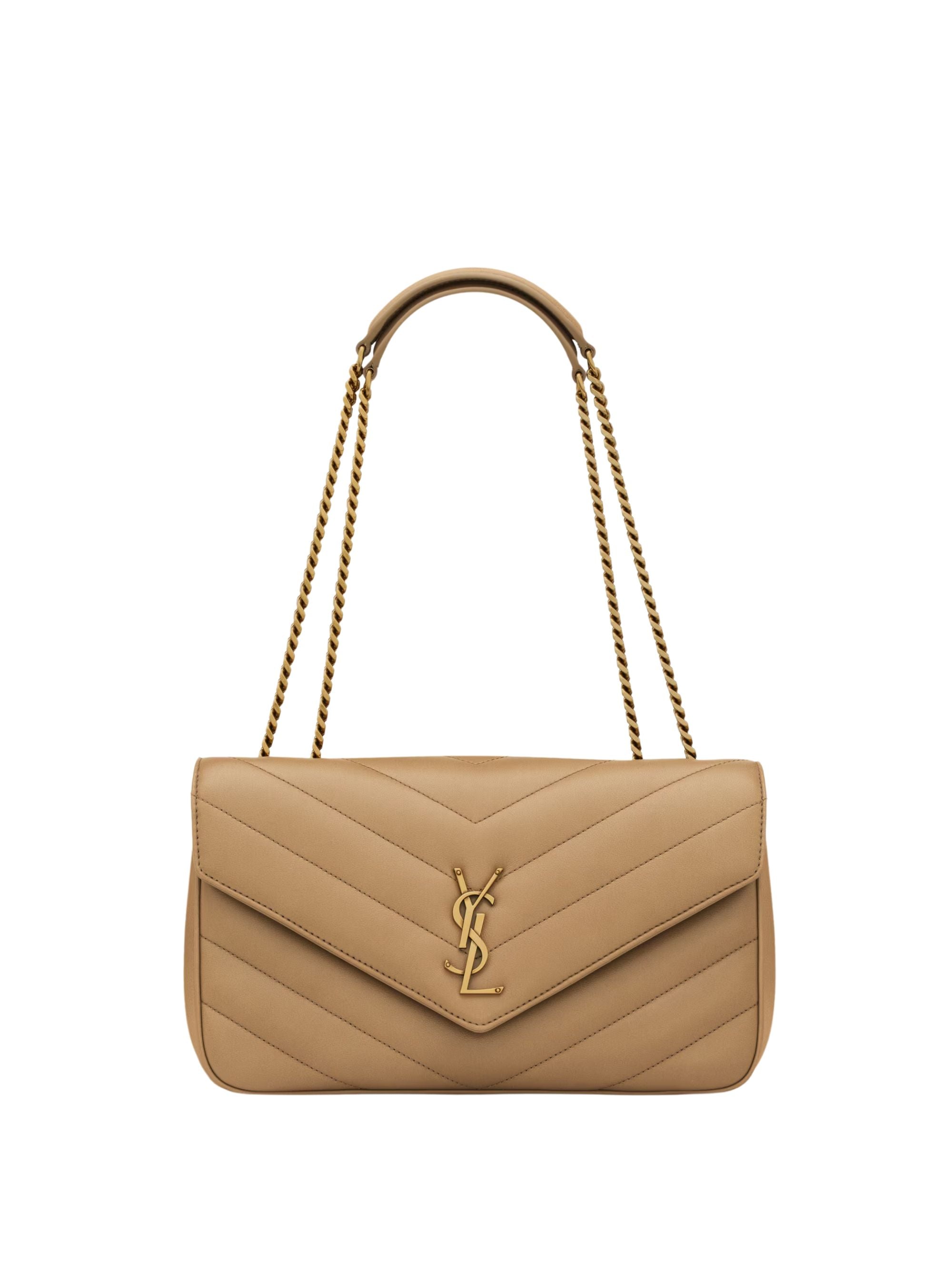 Saint Laurent Bags Beige Lamb
