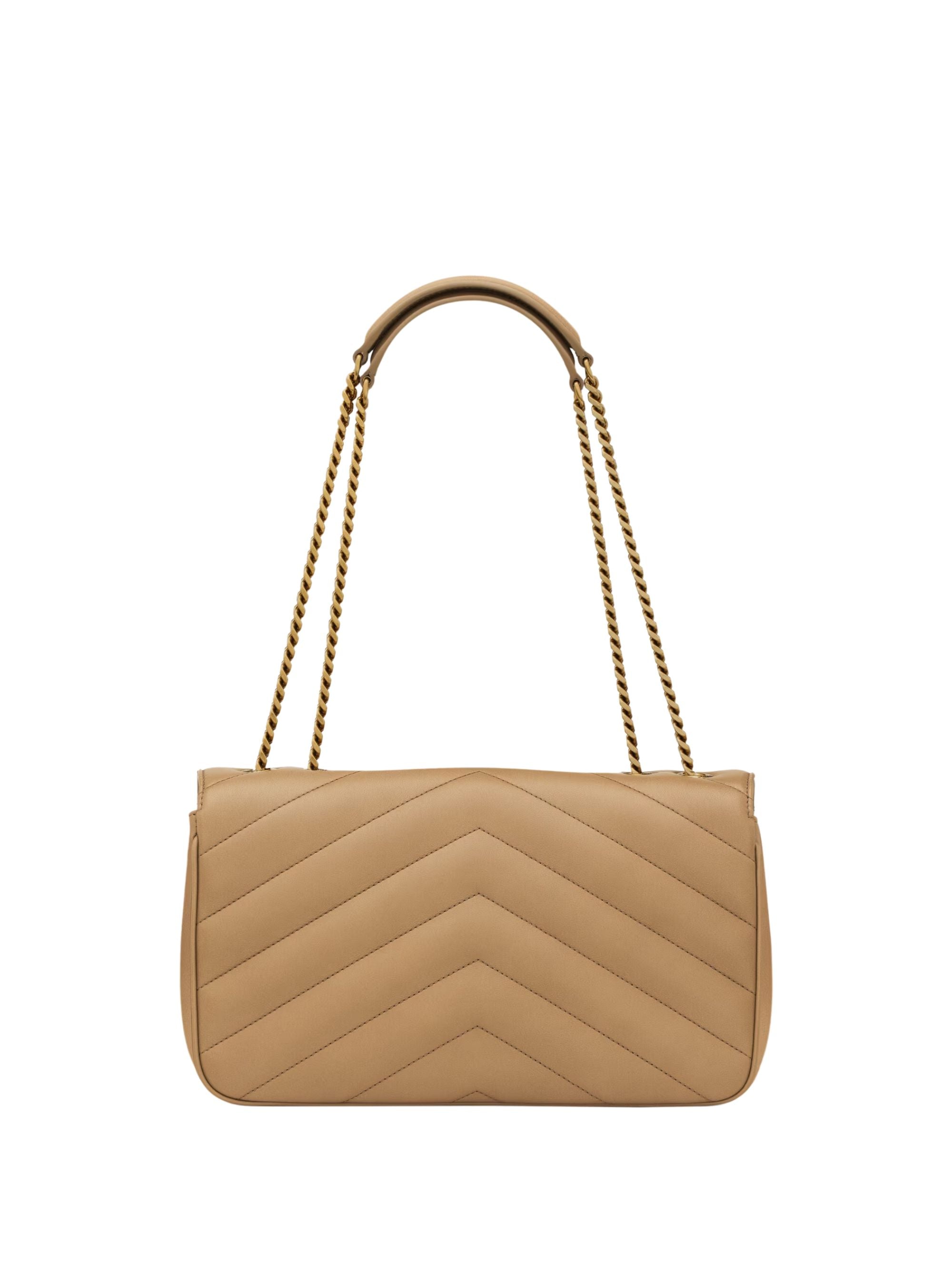 Saint Laurent Bags Beige Lamb