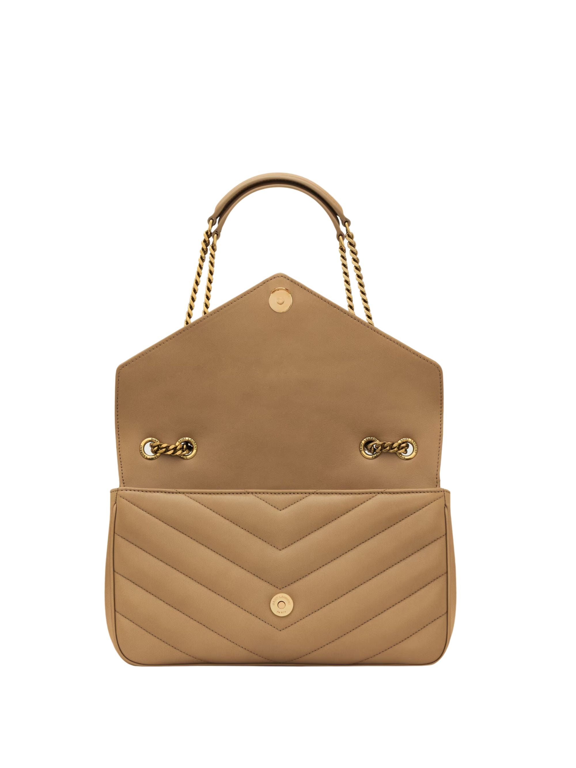 Saint Laurent Bags Beige Lamb