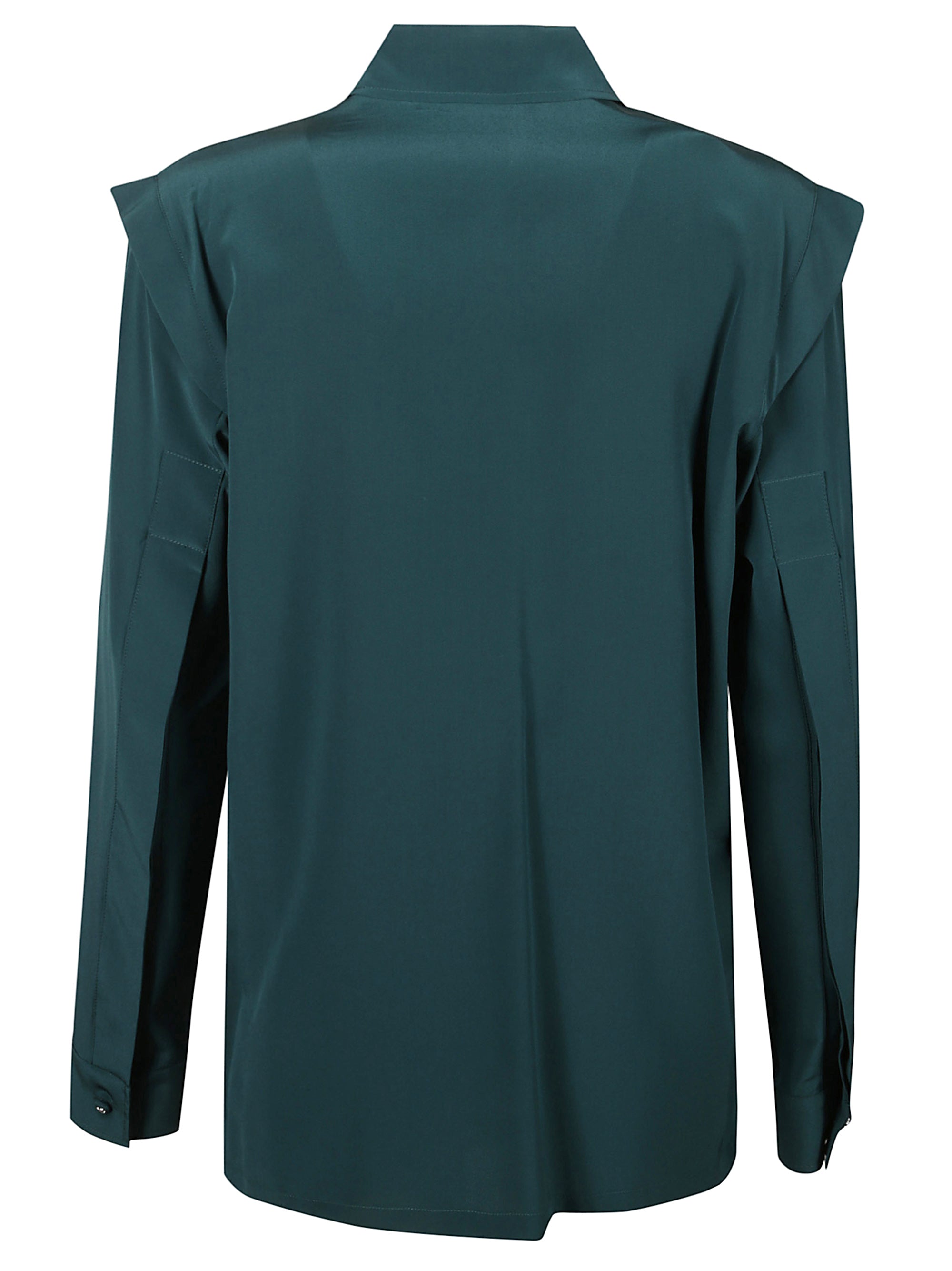 Max Mara Shirts Green Silk