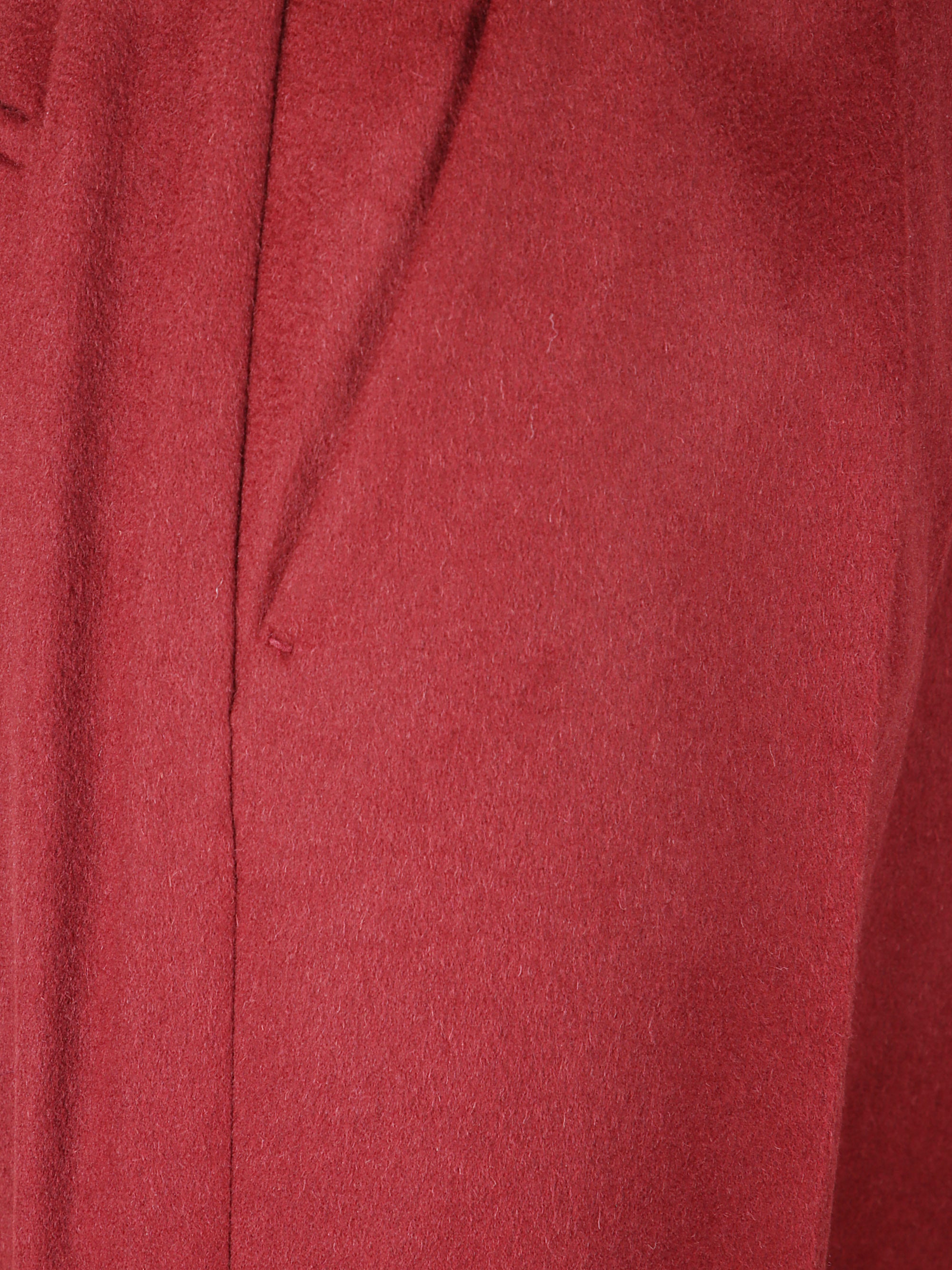 Max Mara Trousers Red Camel Wool