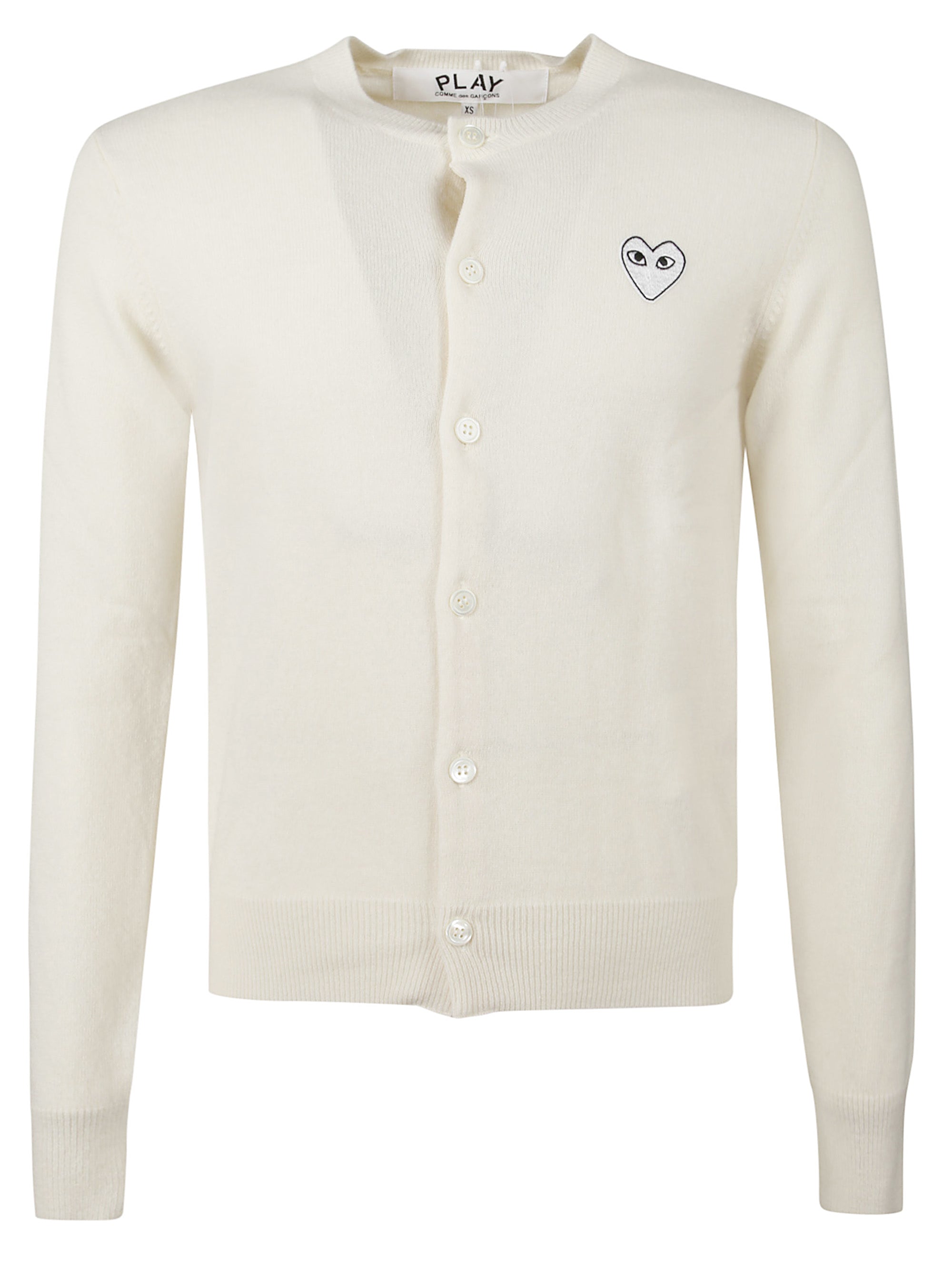 COMME DES GARCONS PLAY Sweaters Cream Wool