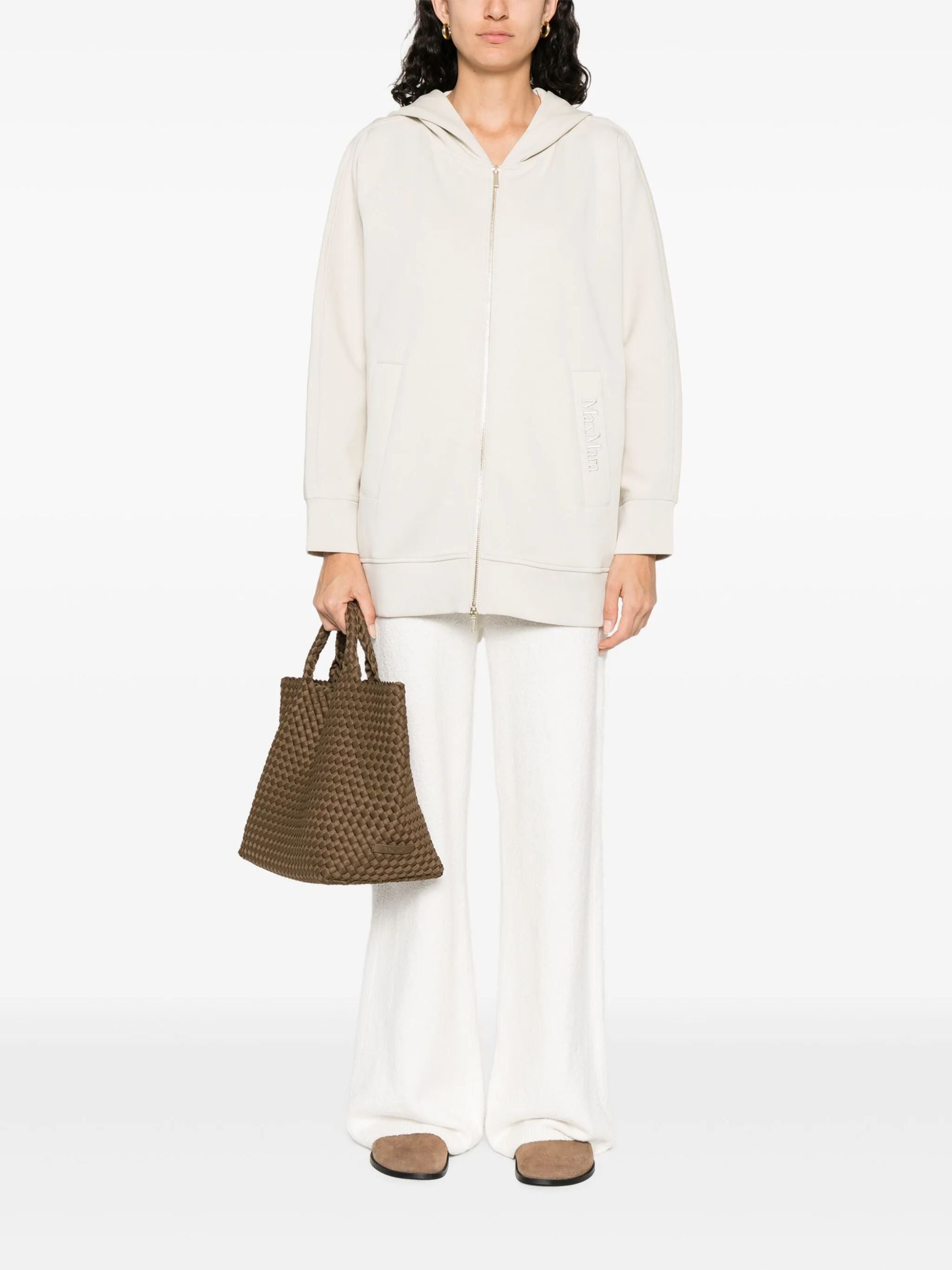 S Max Mara Sweaters White Cotton Polyester