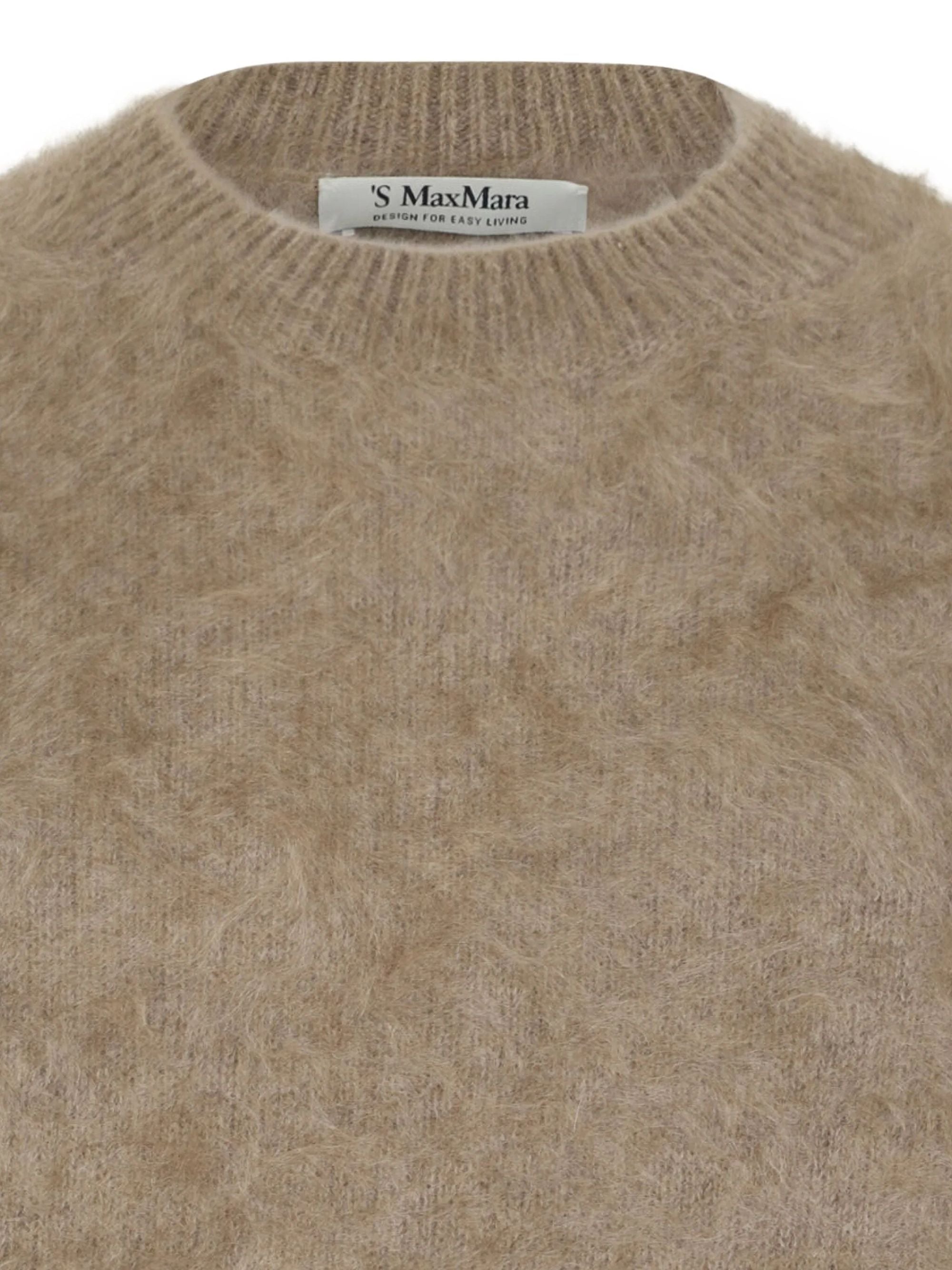 S Max Mara Top Beige Cashmere