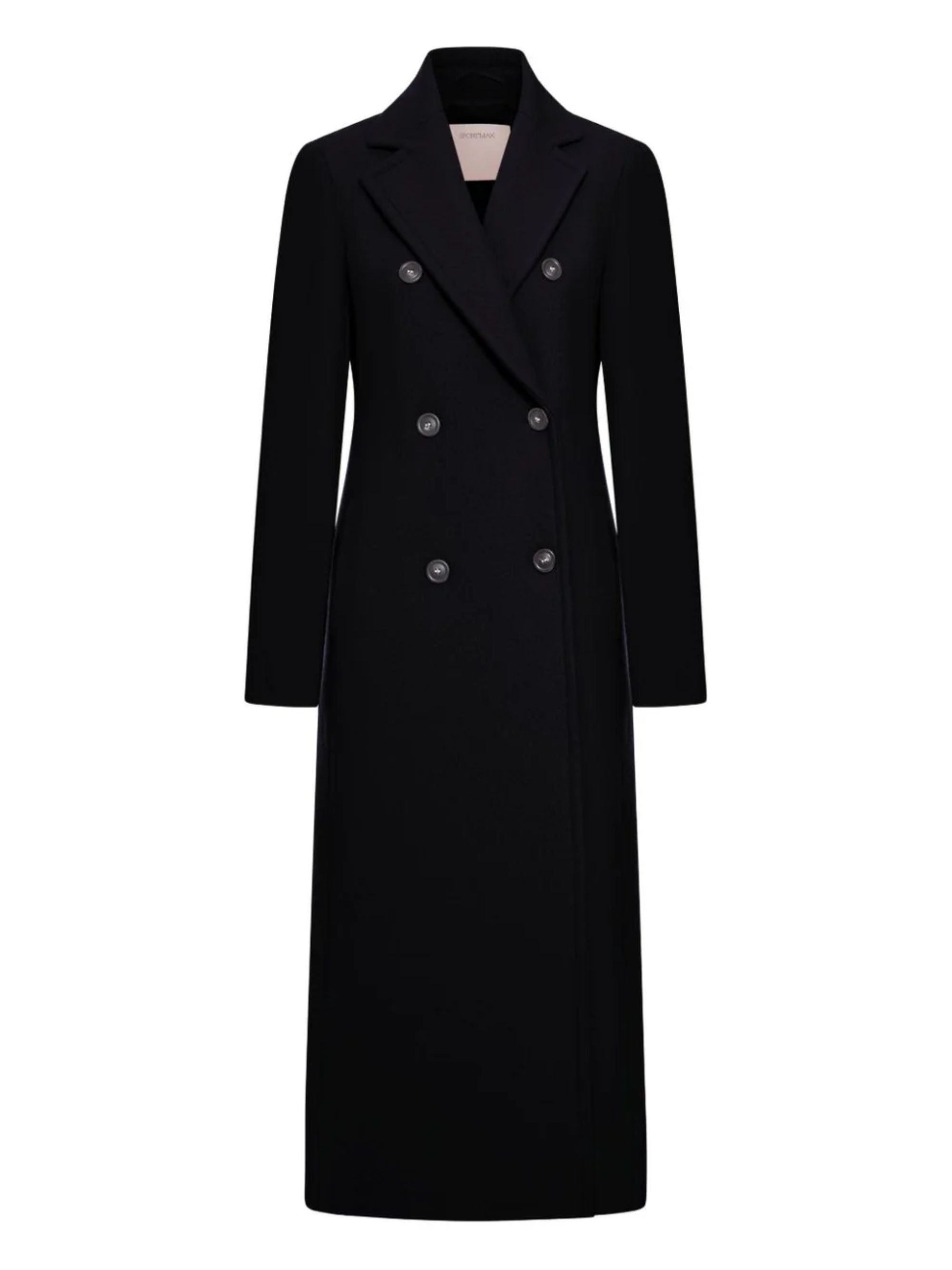 Sportmax Coats Black Virgin Wool