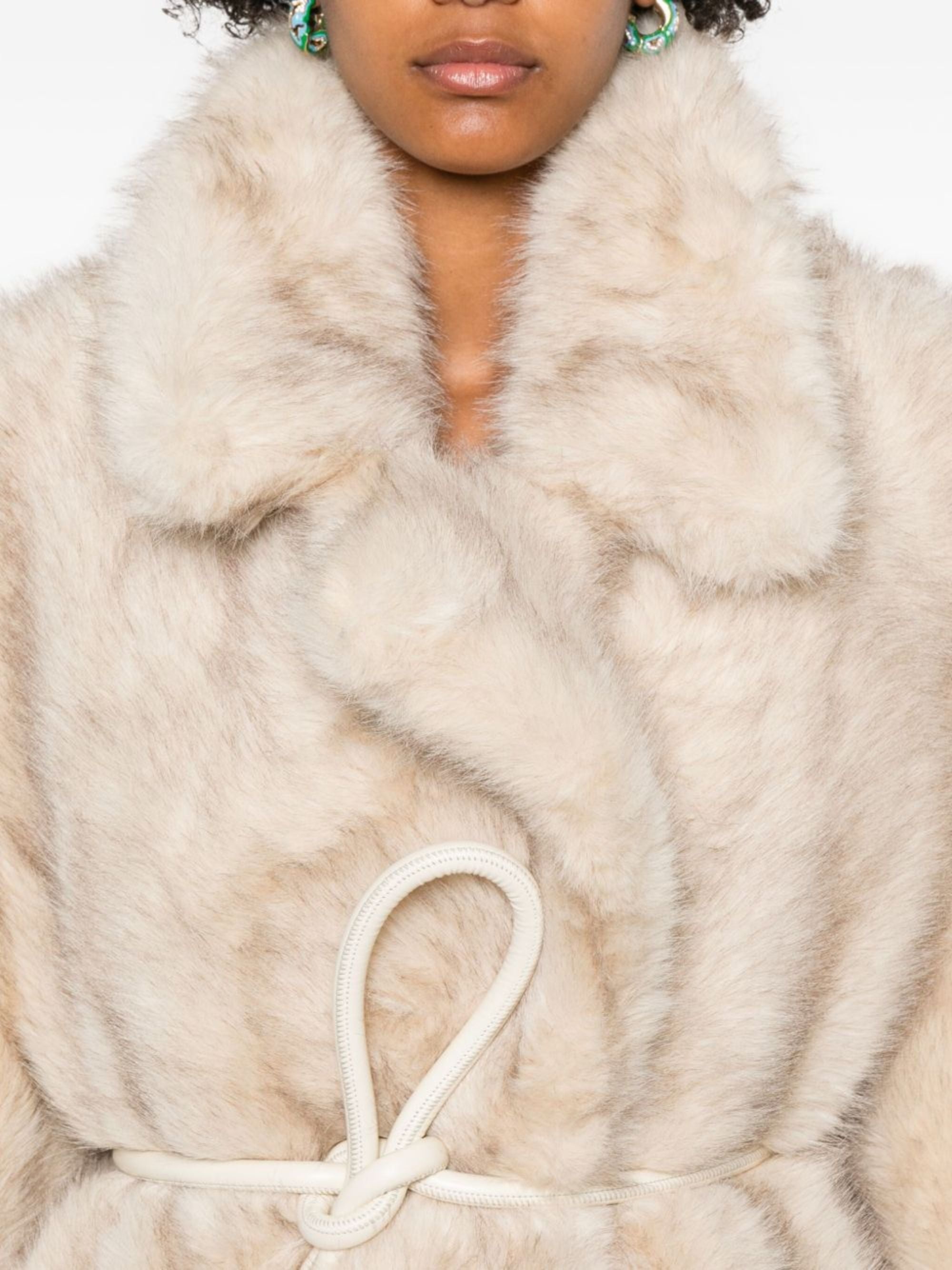 Sportmax Coats Beige Polyester