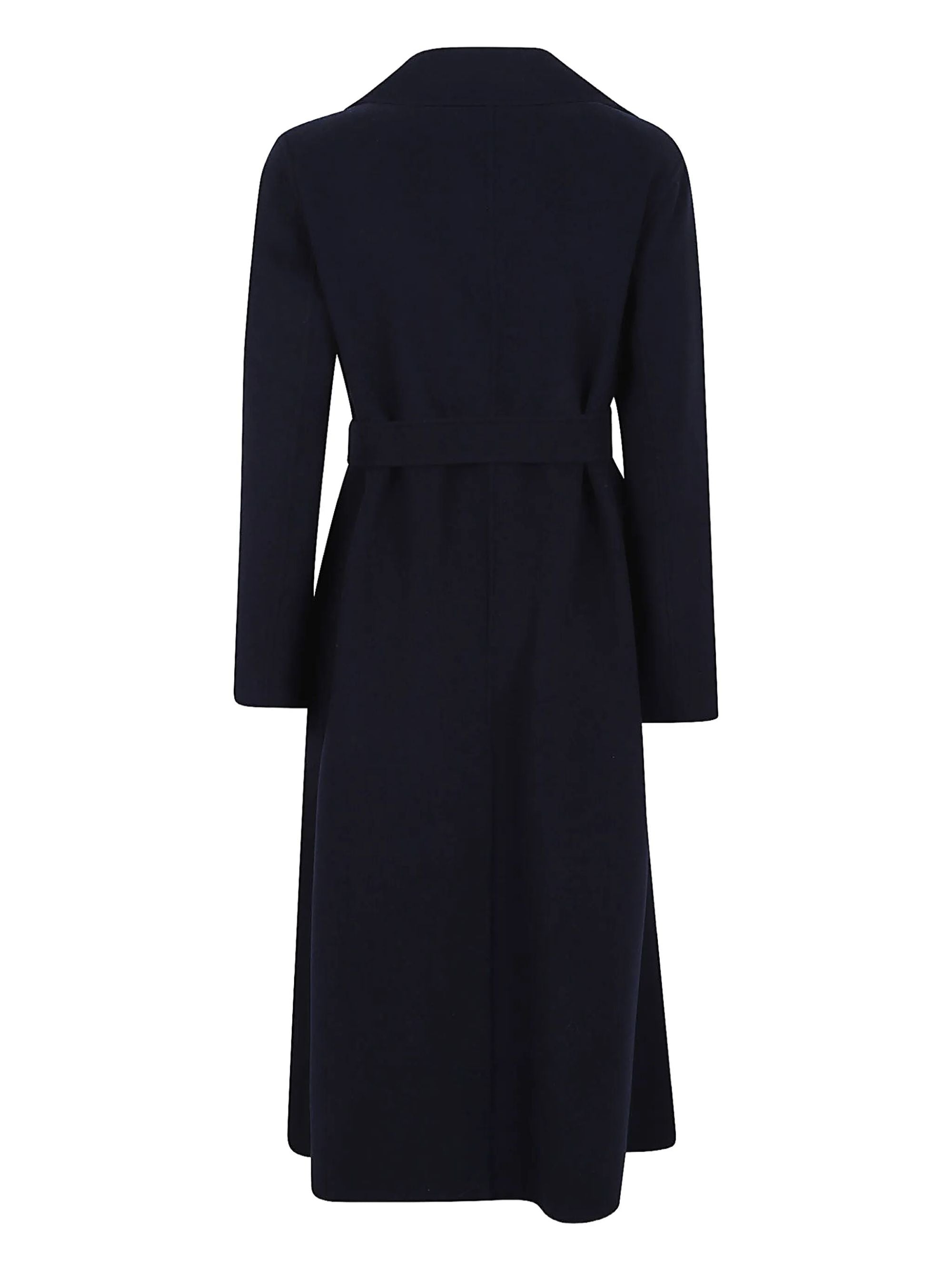 S Max Mara Coats Blue Virgin Wool