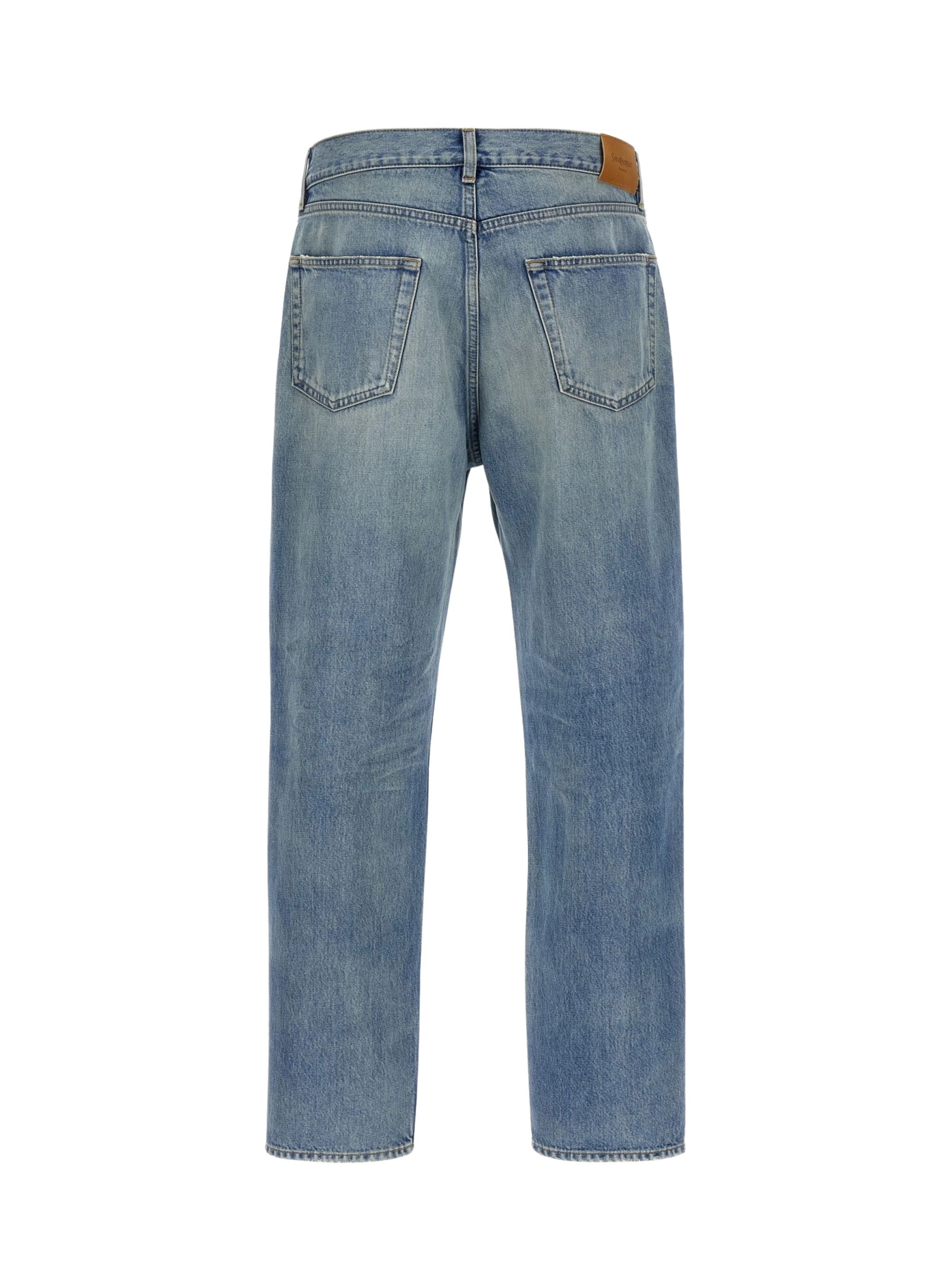 Saint Laurent Jeans Blue Textile
