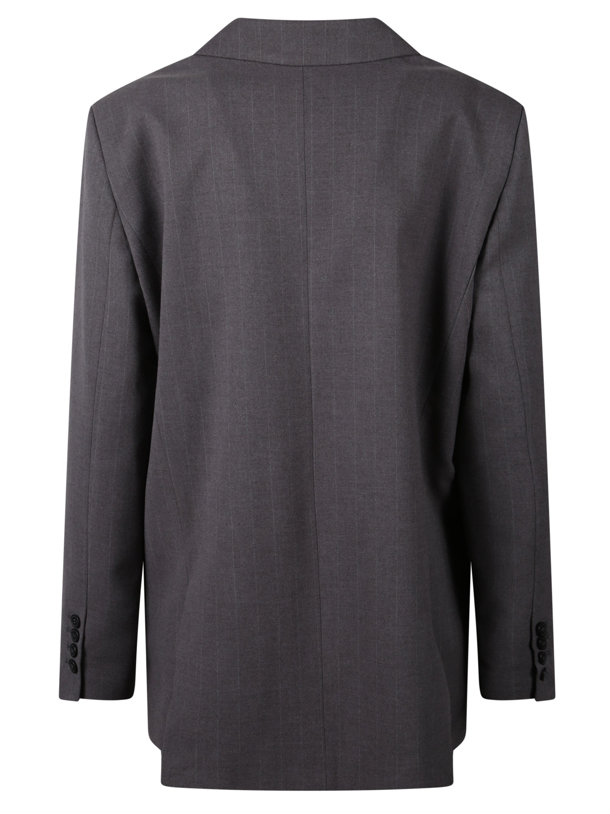 THE NINA STUDIO Jackets Grey Polyester Viscose Elastane