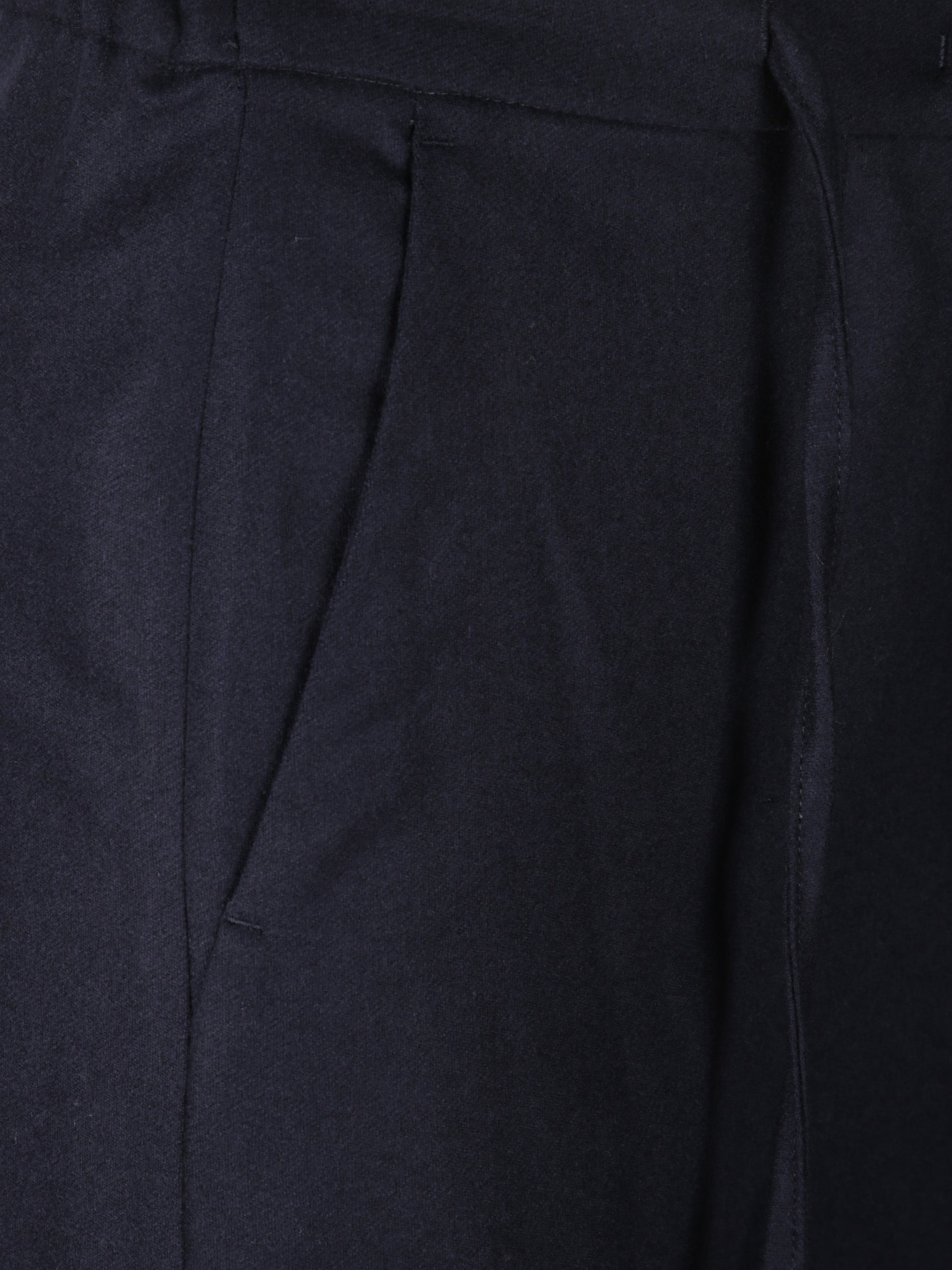 S Max Mara Trousers Blue Virgin Wool Elastane