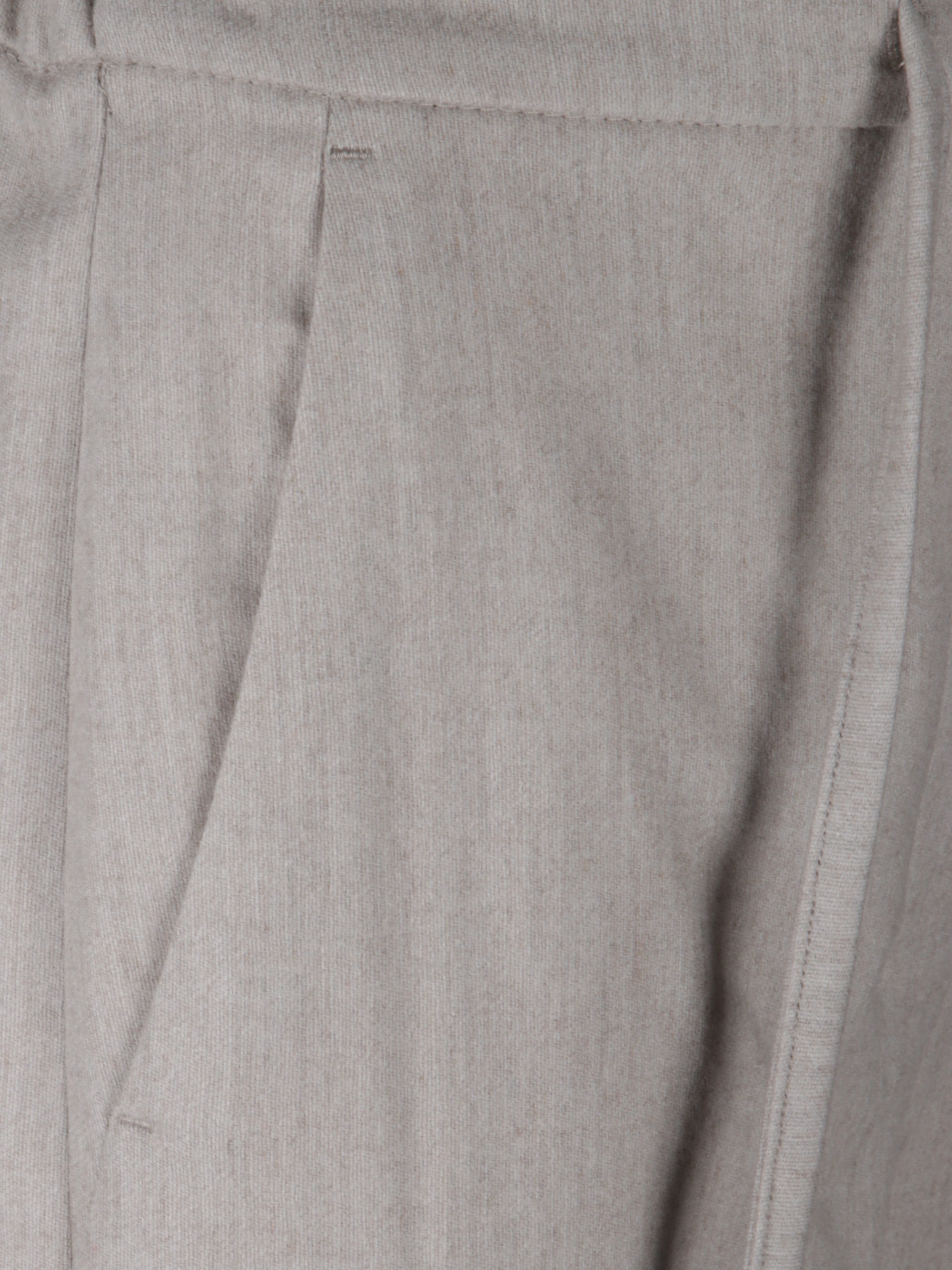 S Max Mara Trousers White Virgin Wool Elastane