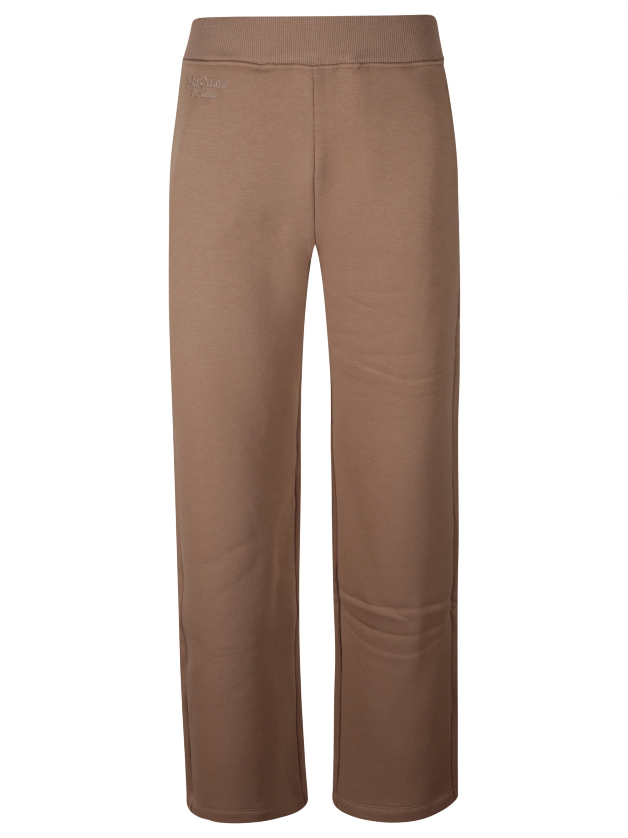 S Max Mara Trousers Brown Cotton Polyamide Elastane