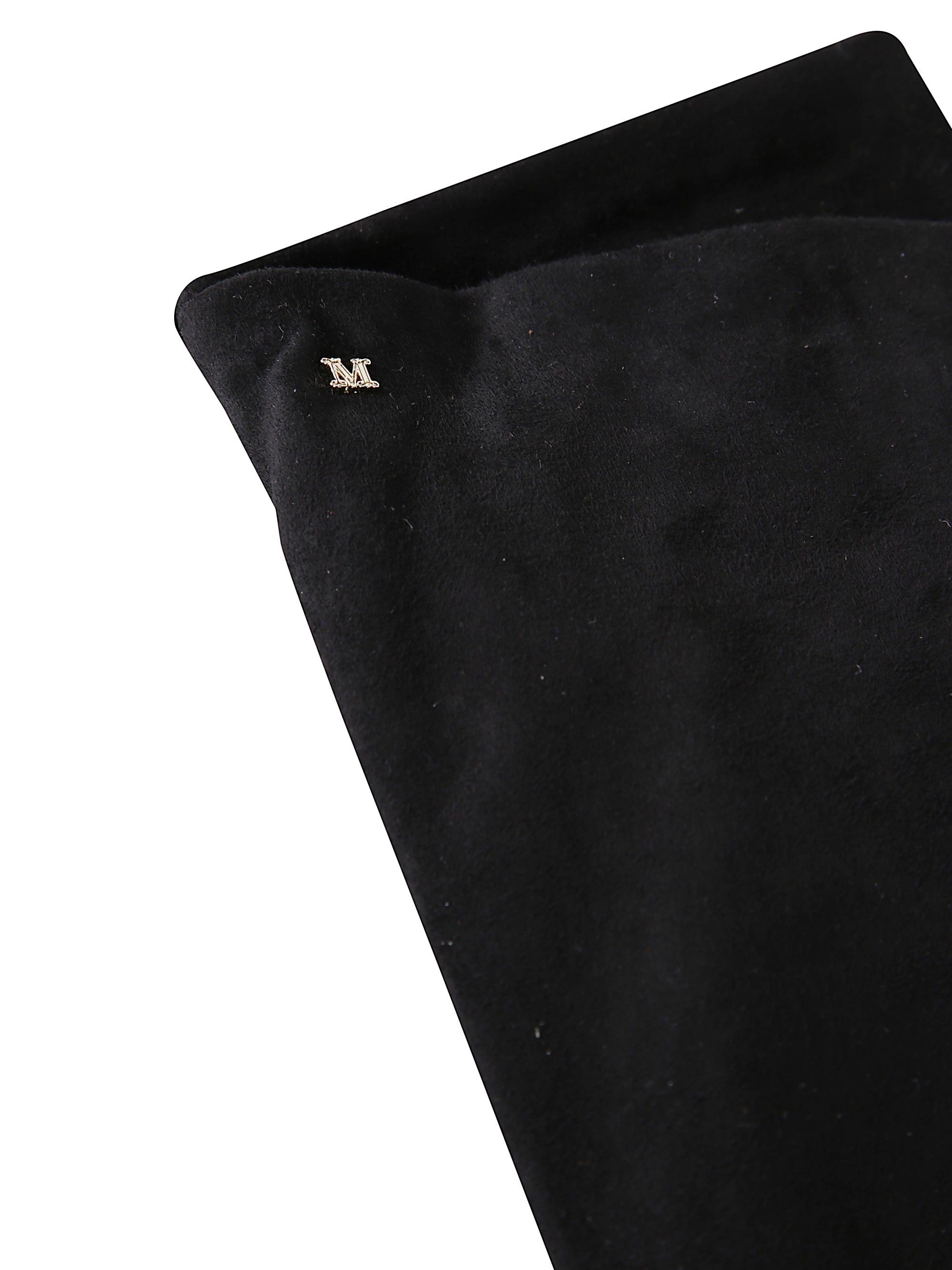 Max Mara Gloves Black Lamb Leather